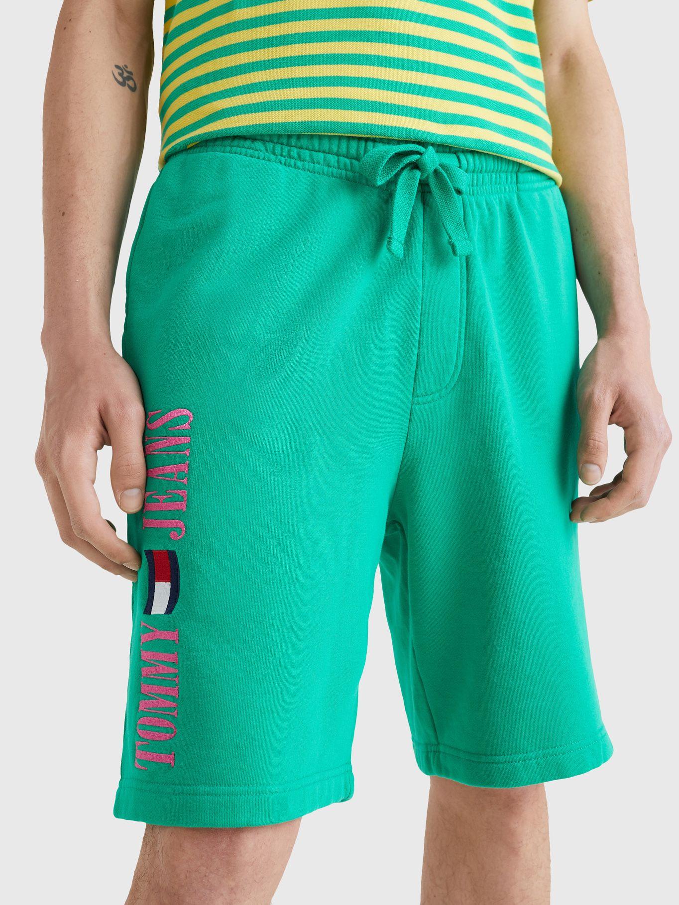 Shorts Pop De Algodón Verde Tommy Hilfiger-3