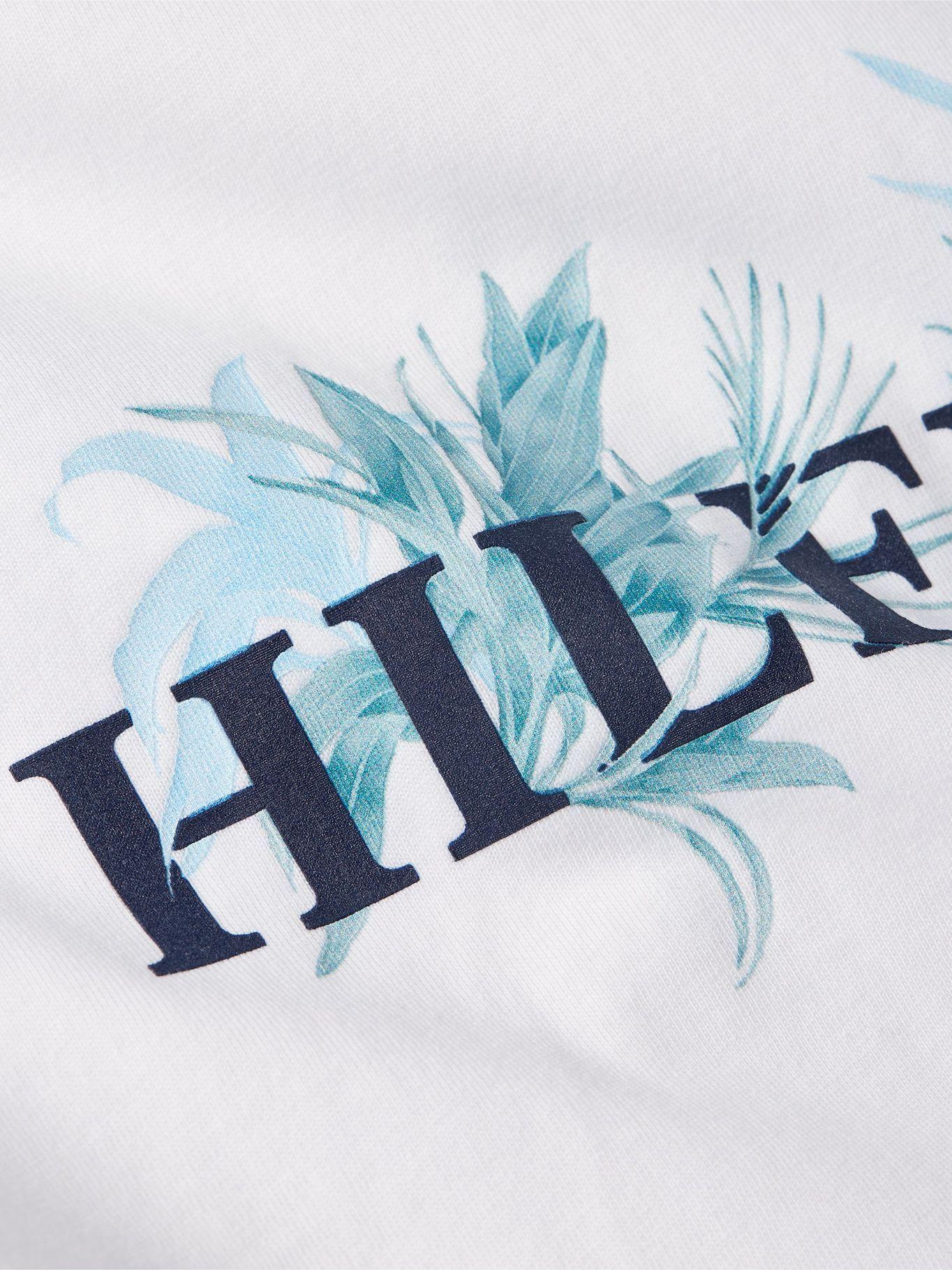 Polera Con Diseño Botánico Blanco Tommy Hilfiger-3