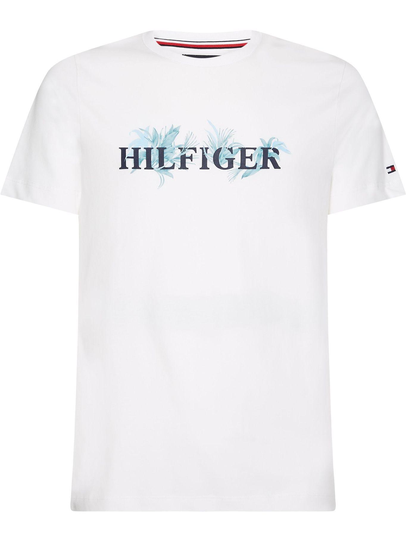 Polera Con Diseño Botánico Blanco Tommy Hilfiger-0