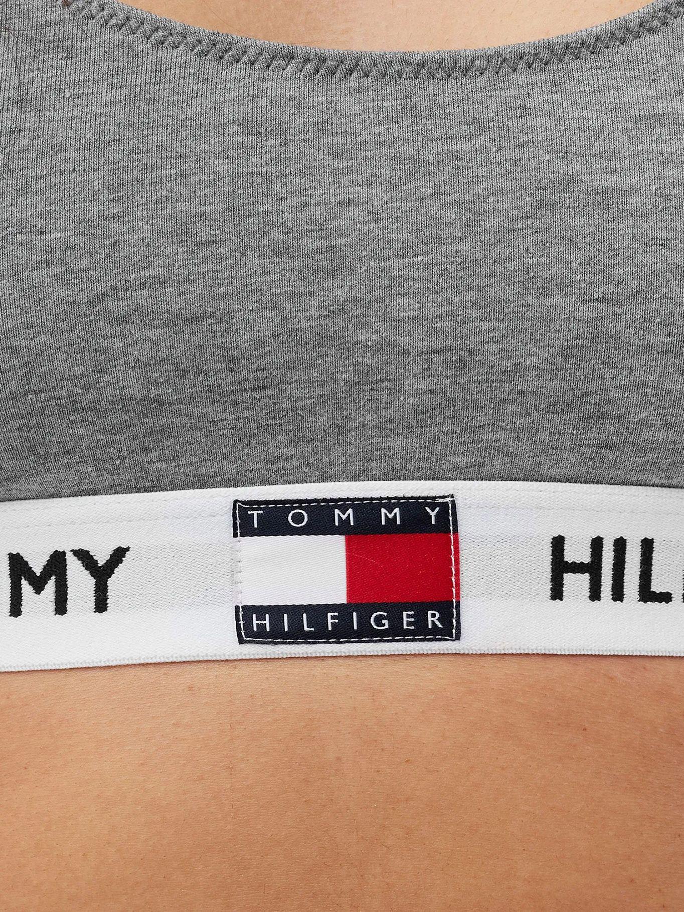 Bralette De Algodón Elástico Gris Tommy Hilfiger-2