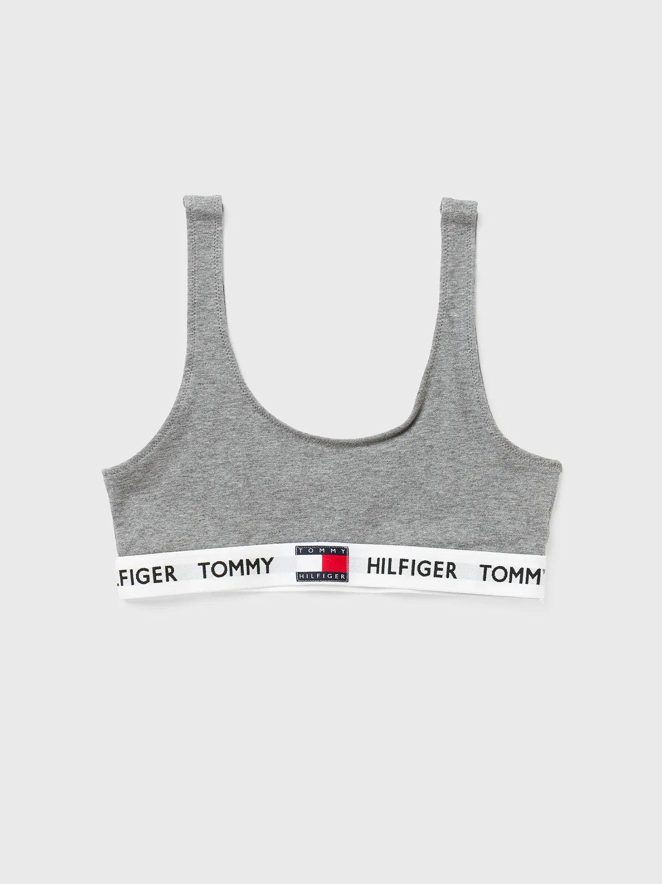 Bralette De Algodón Elástico Gris Tommy Hilfiger-3