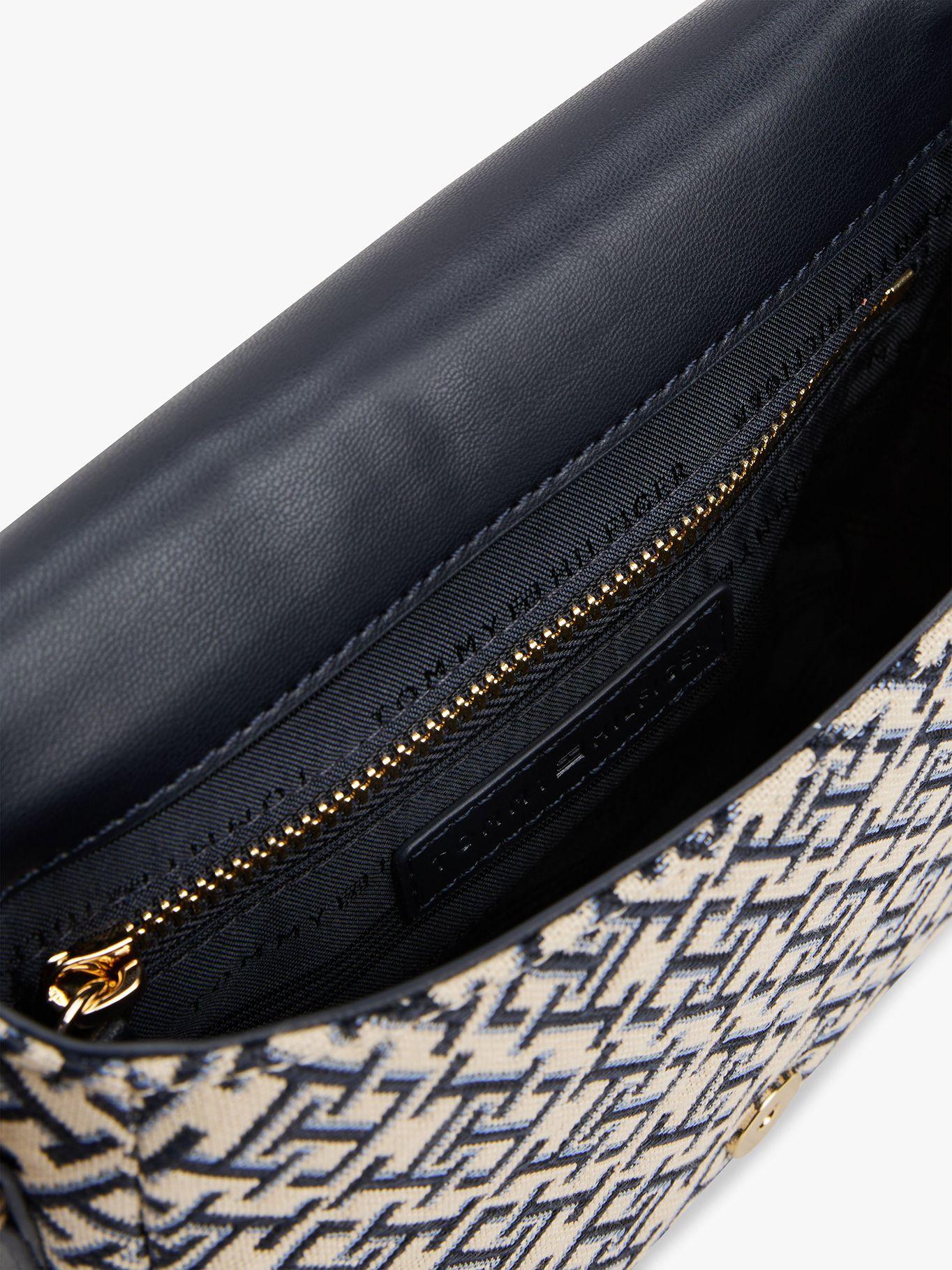 Crossover Jacquard Con Monograman Azul Tommy Hilfiger-3