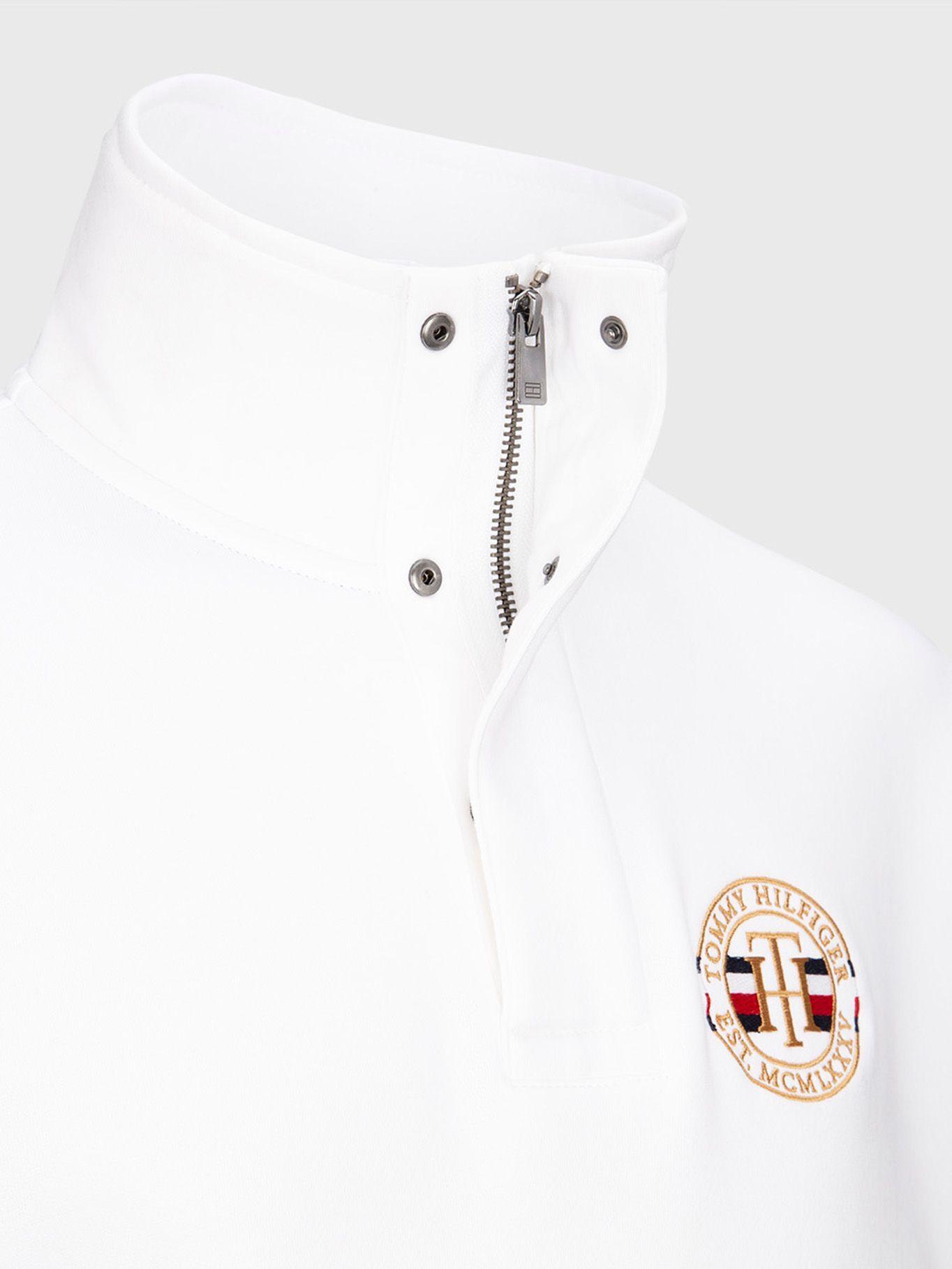 Polerón Cuello Mock Blanco Tommy Hilfiger M2-2