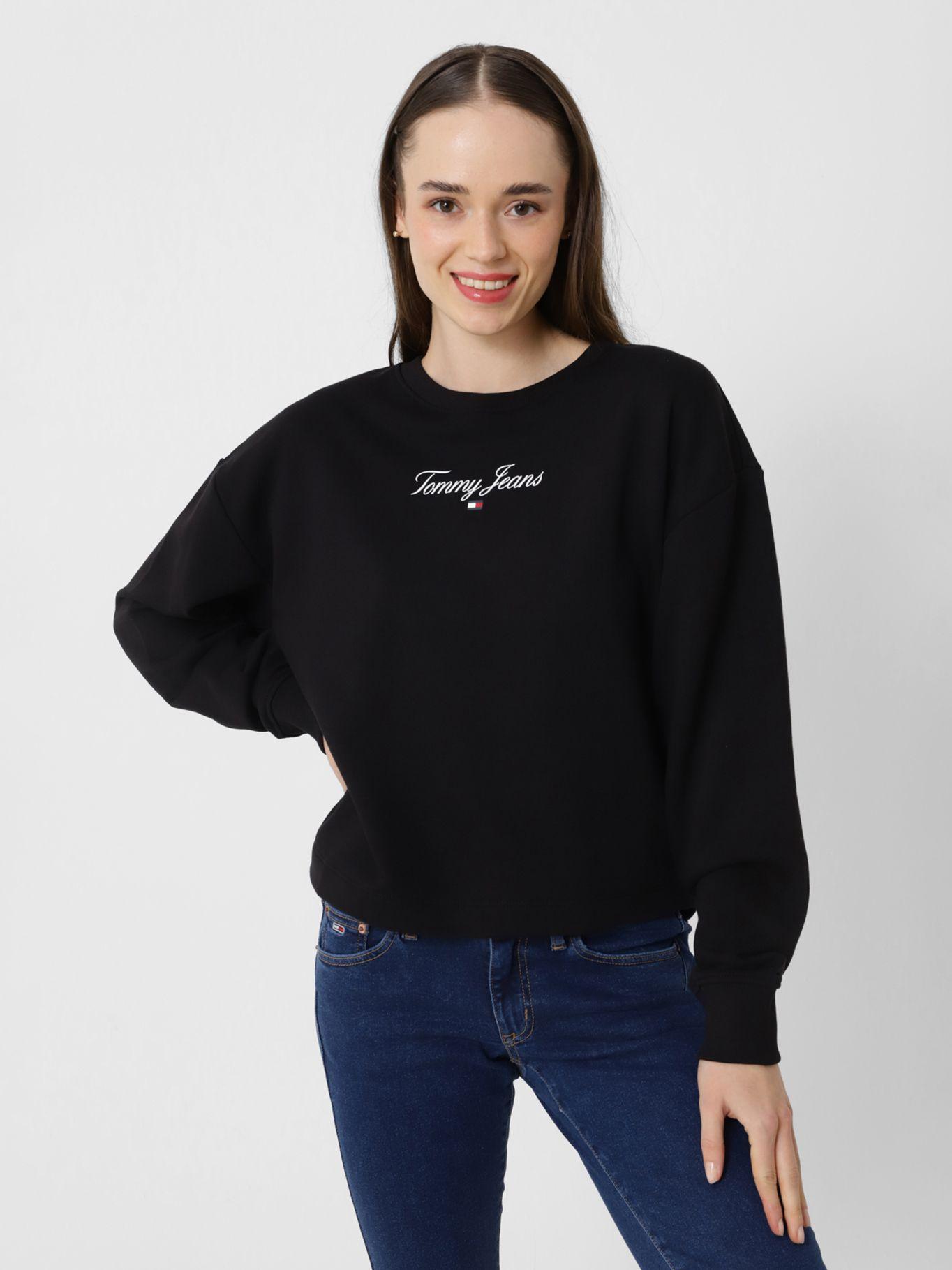 Polerón Relaxed Essential Negro Tommy Jeans-0