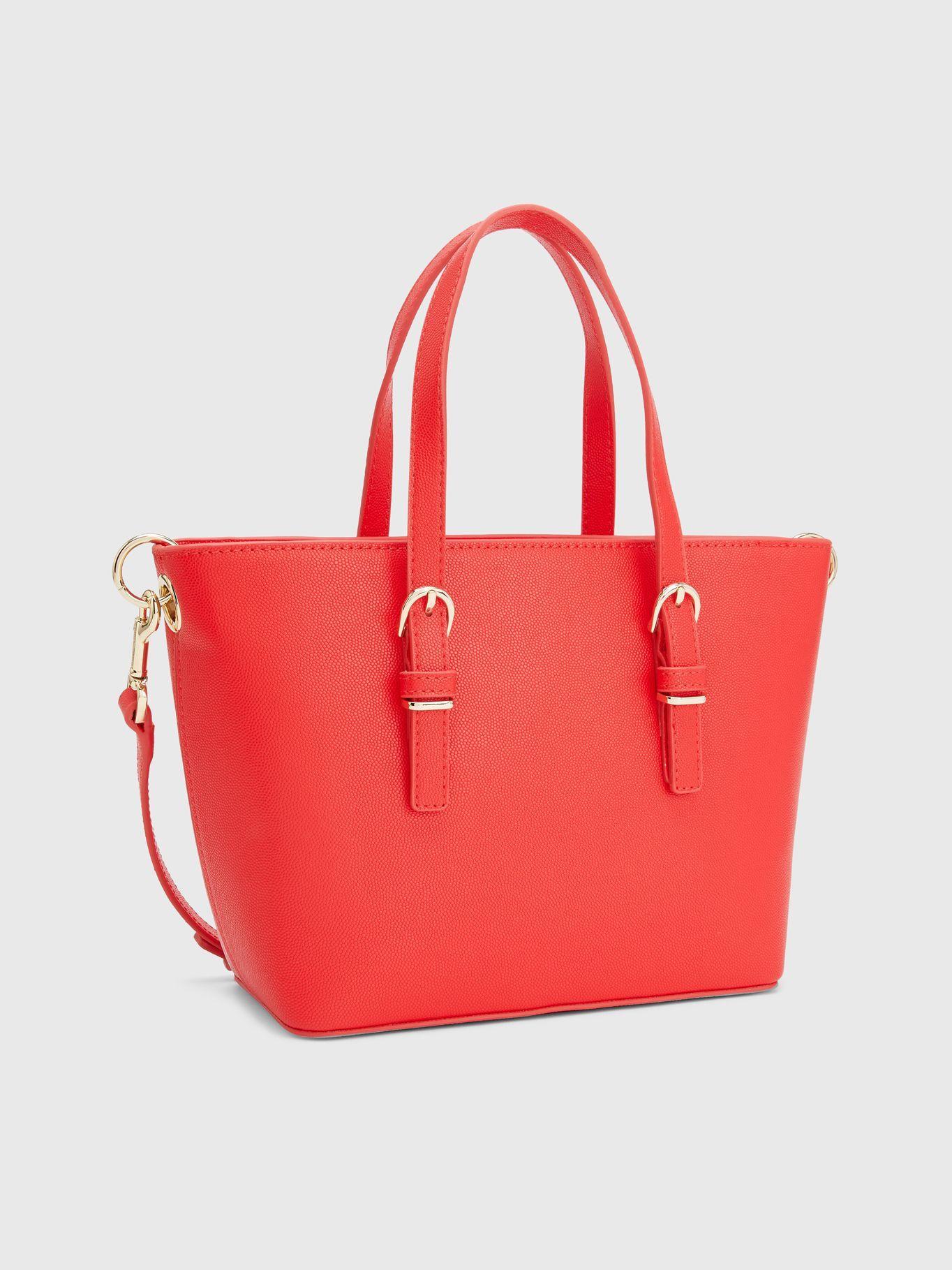 Bolso Tote Small Monogram Rojo Tommy Hilfiger-1
