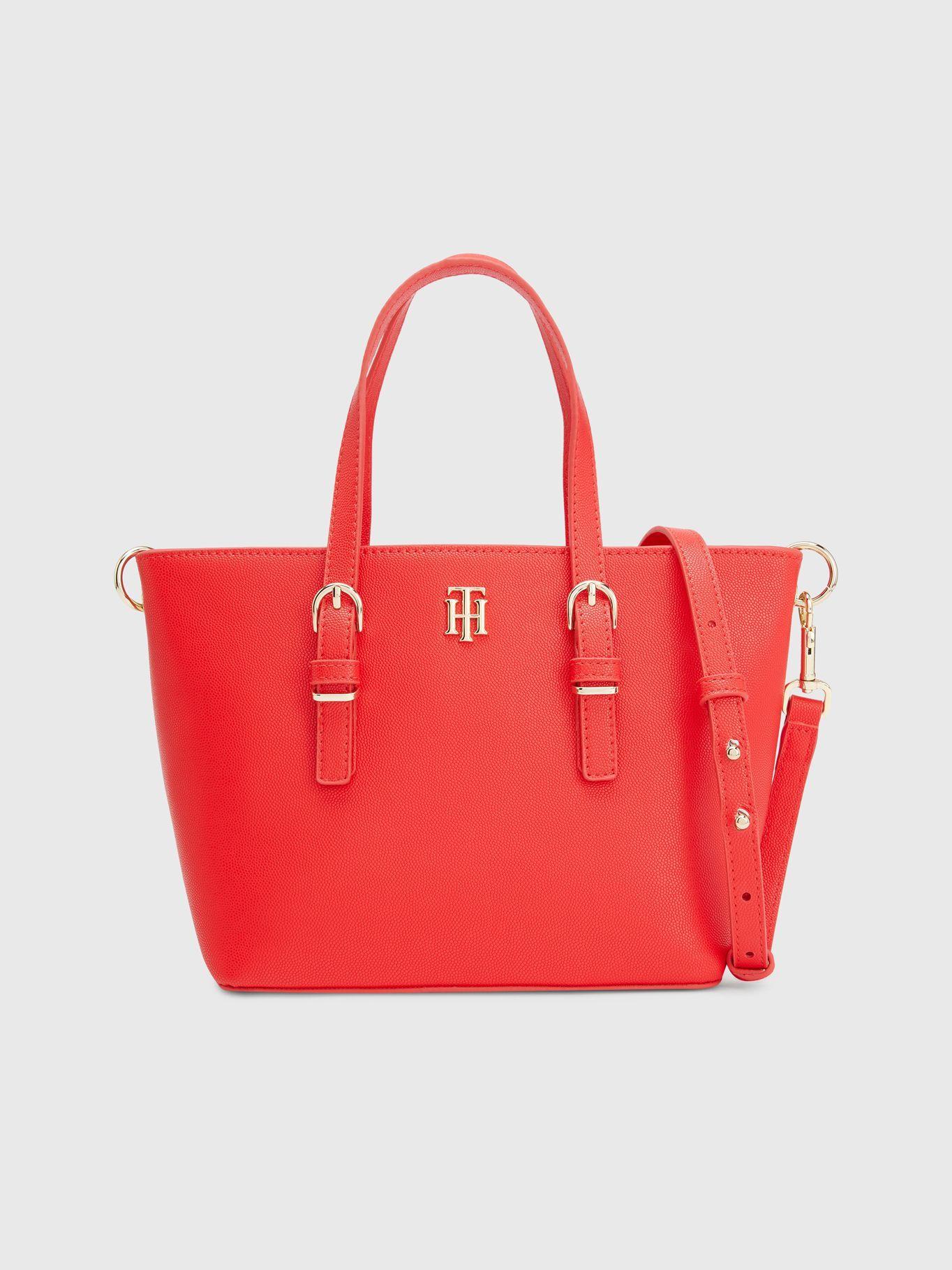 Bolso Tote Small Monogram Rojo Tommy Hilfiger-0