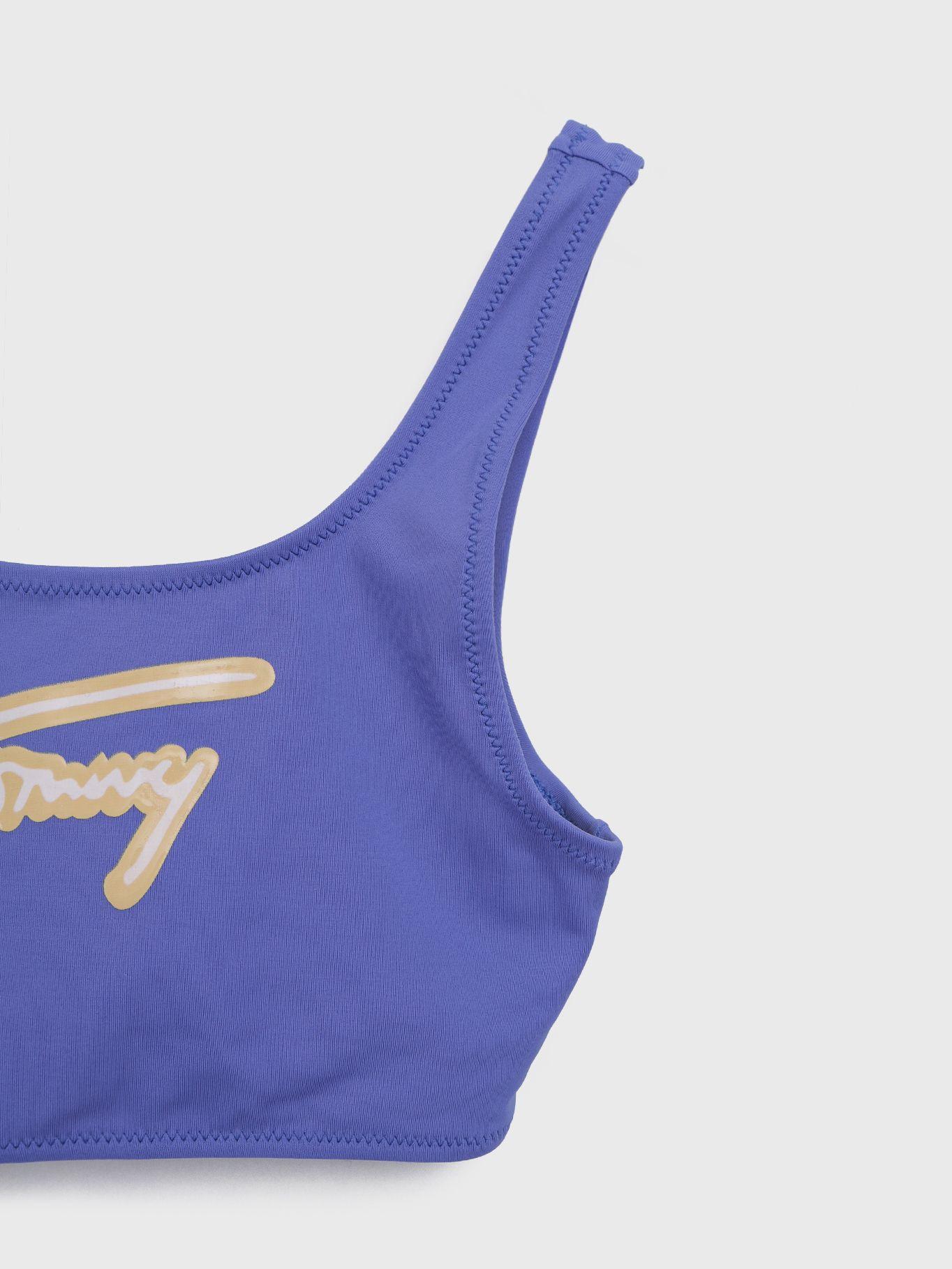 Conjunto De Bikini A Lunares Morado Tommy Hilfiger-2