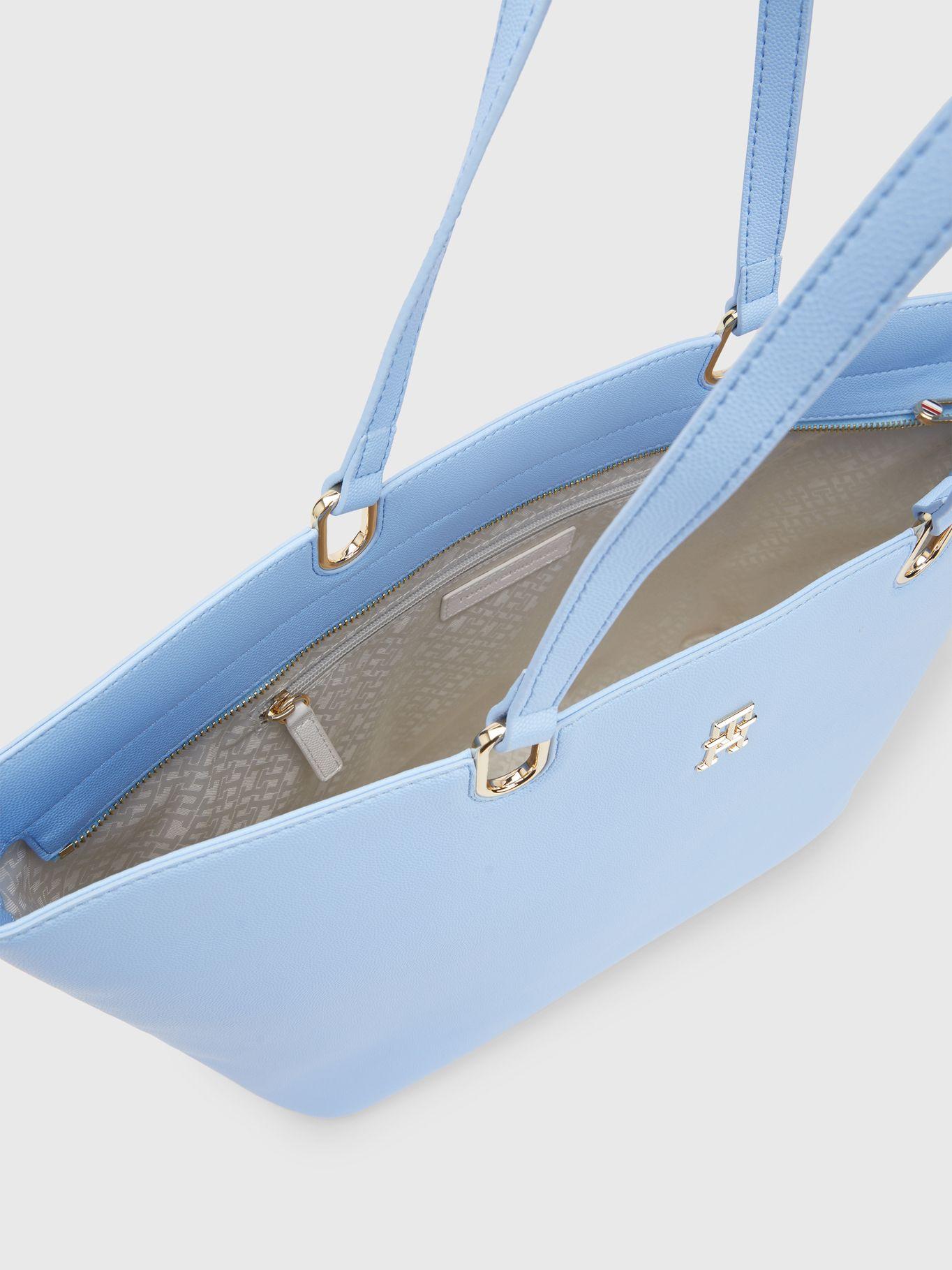 Tote Monogram Mujer Solid Celeste Tommy Hilfiger-3