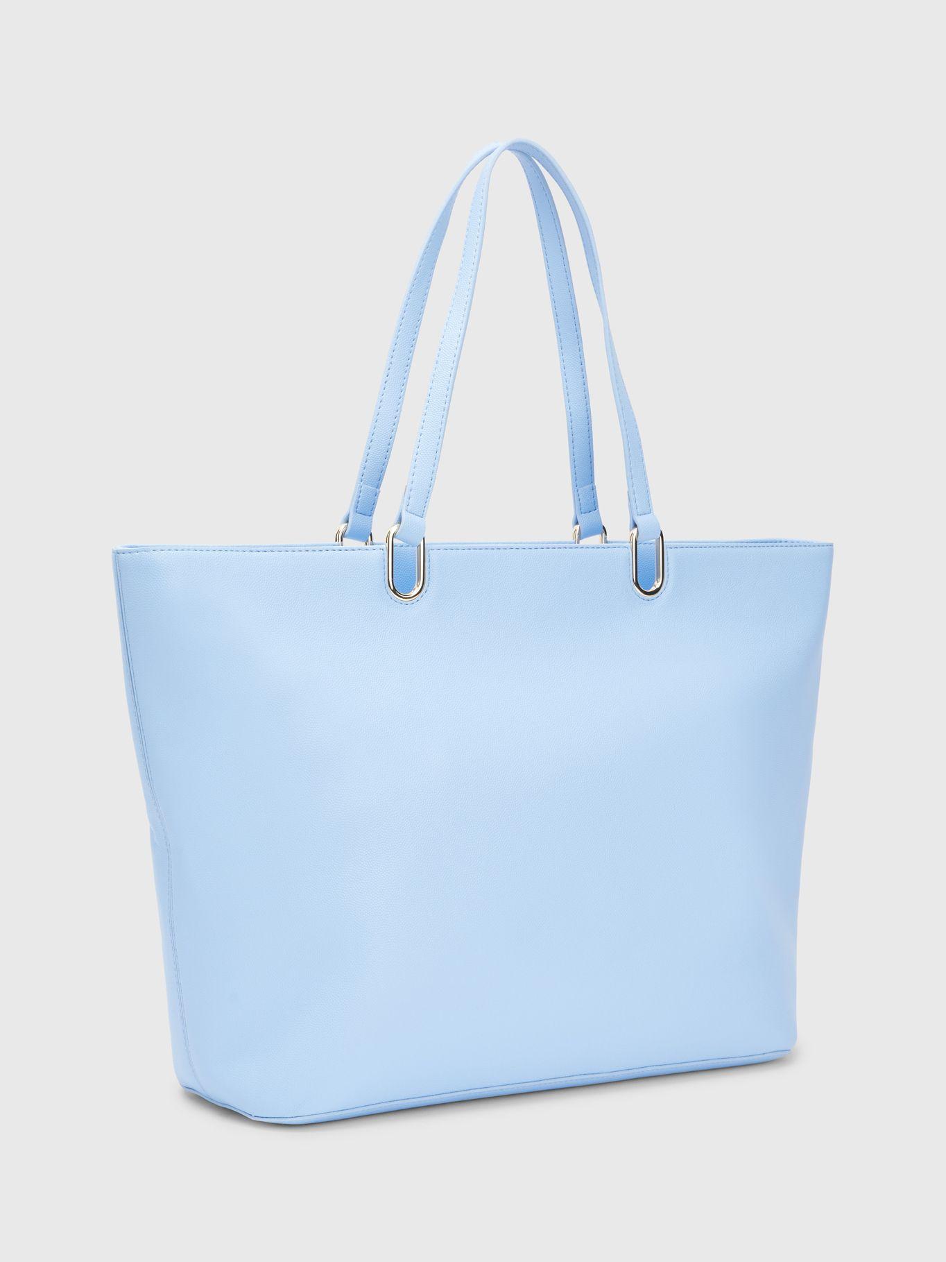 Tote Monogram Mujer Solid Celeste Tommy Hilfiger-4