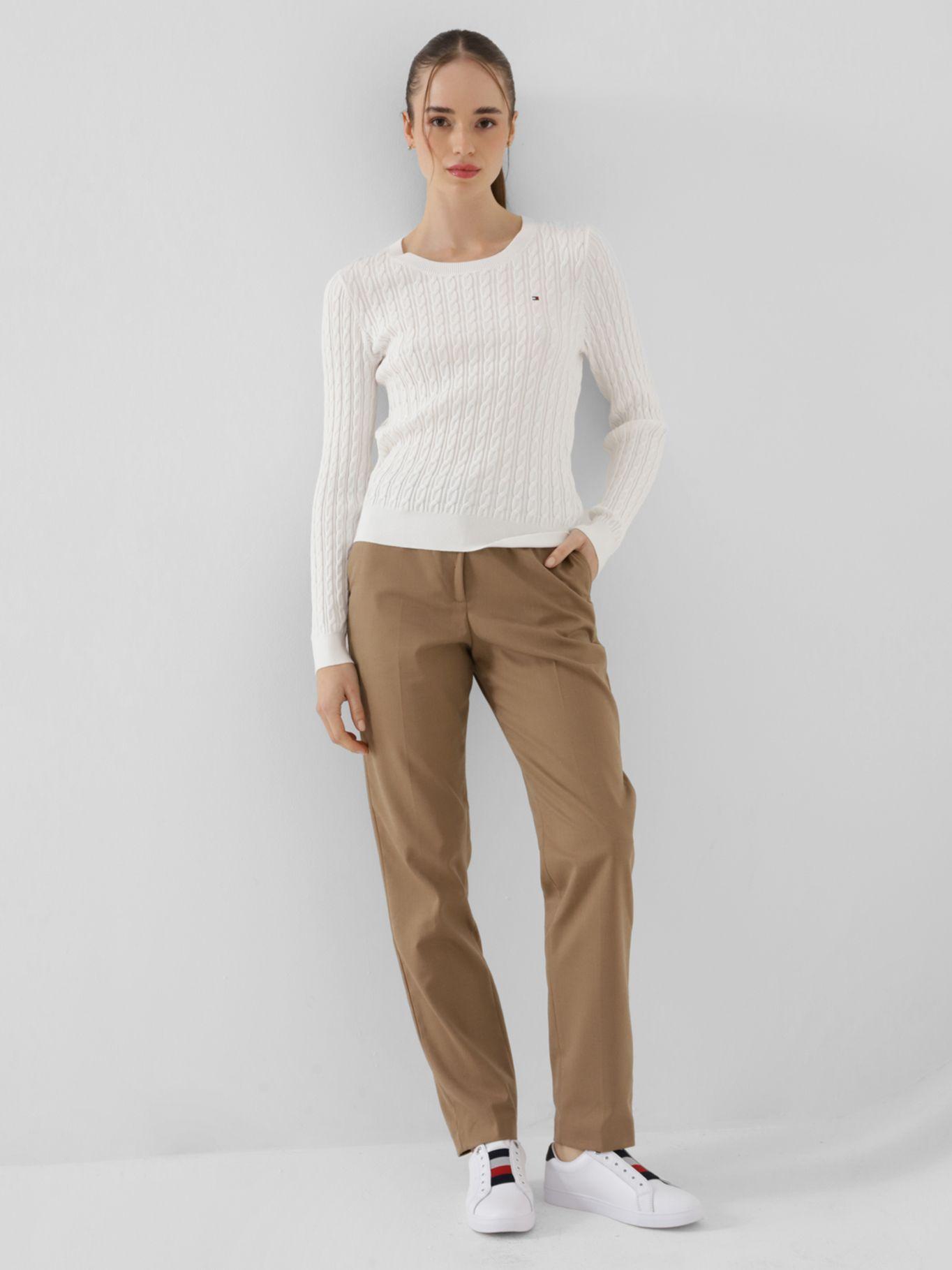 Sweater Classic Cable C-Neck Blanco Tommy Hilfiger-2