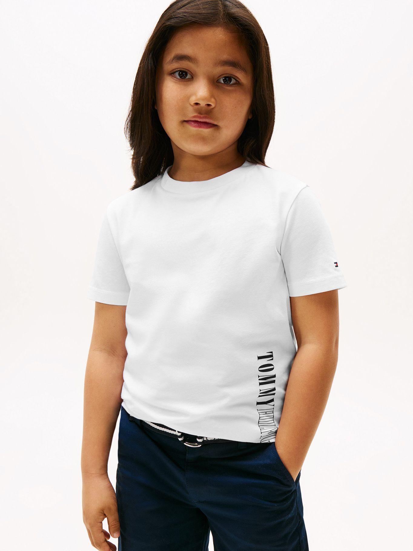 Polera Con Logo Gráfico- Blanco Tommy Hilfiger-0