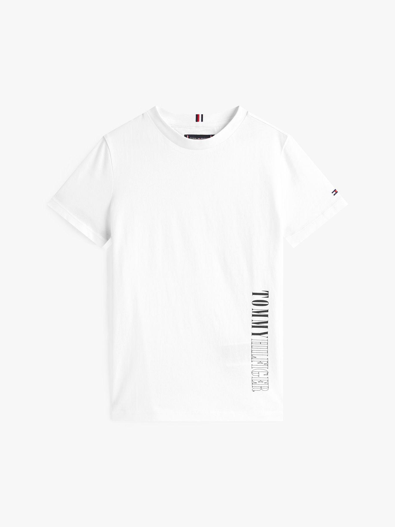 Polera Con Logo Gráfico- Blanco Tommy Hilfiger-4