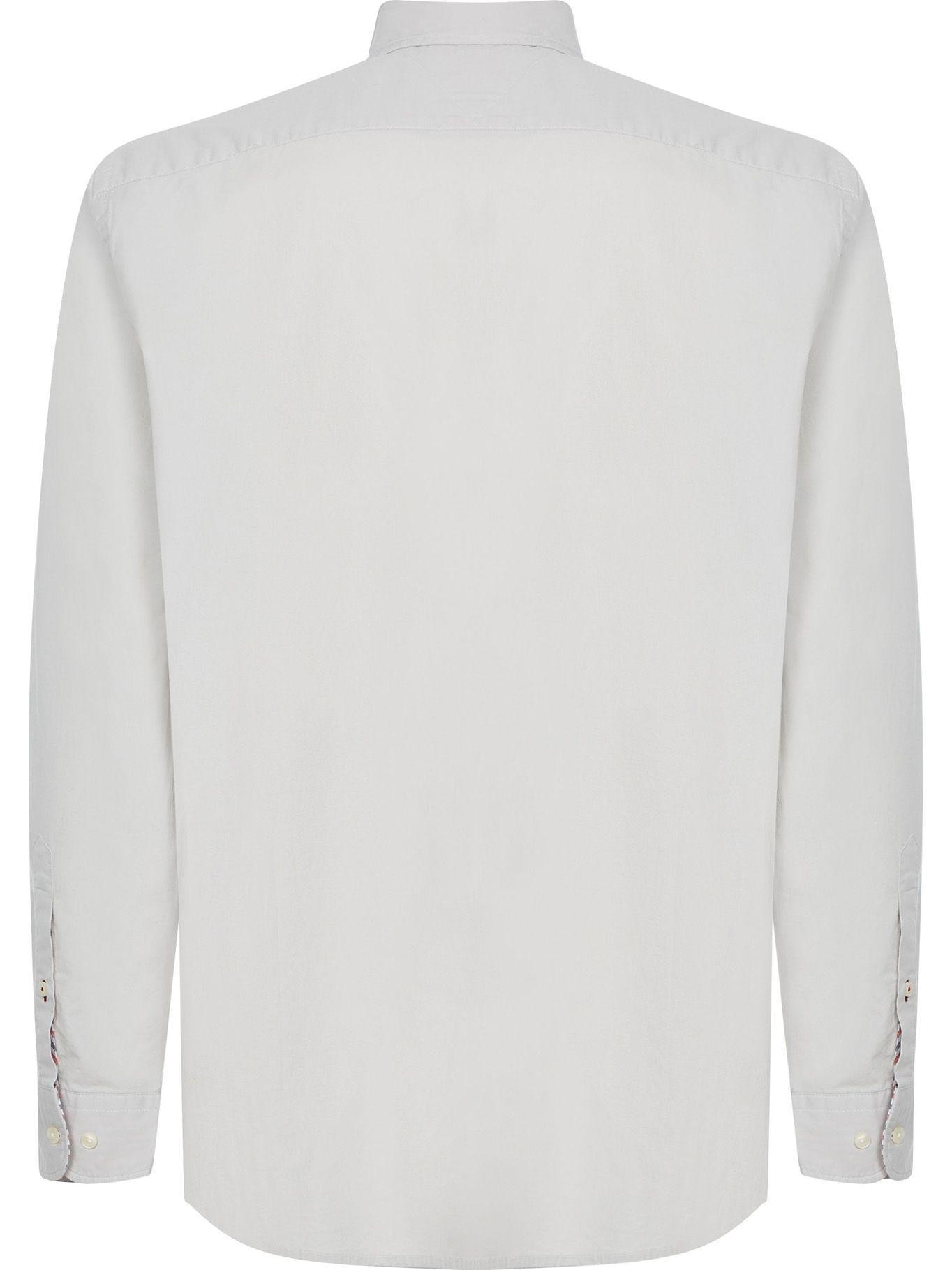 Camisa Flex Regular Crema Tommy Hilfiger A2-1