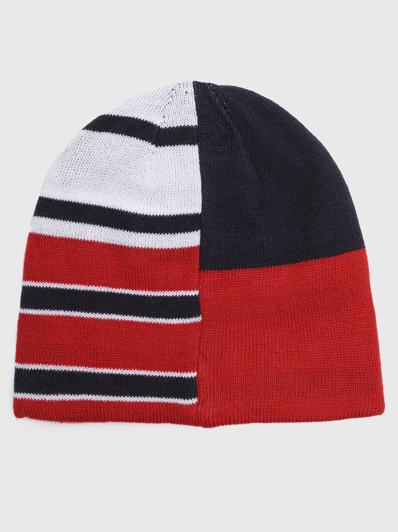 Gorro Beanie Global Stripe Rojo Tommy Hilfiger-1