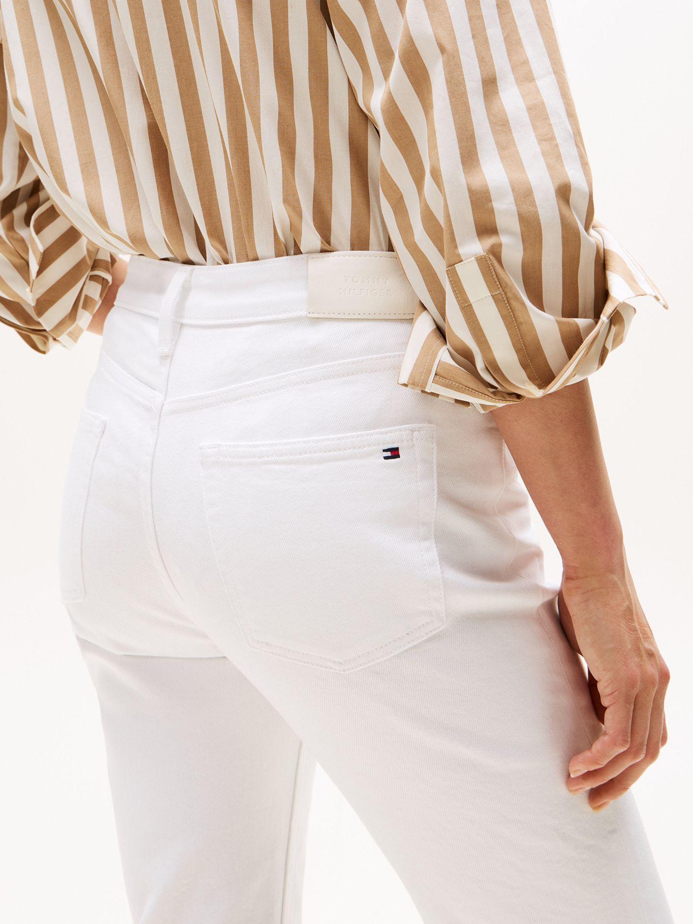 Jeans Denim De Corte Slim Blanco Tommy Hilfiger-3