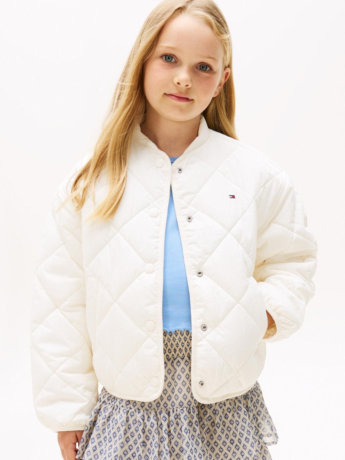 Chaqueta Quiletd Con Logo Bordado Blanco Tommy Hilfiger-0