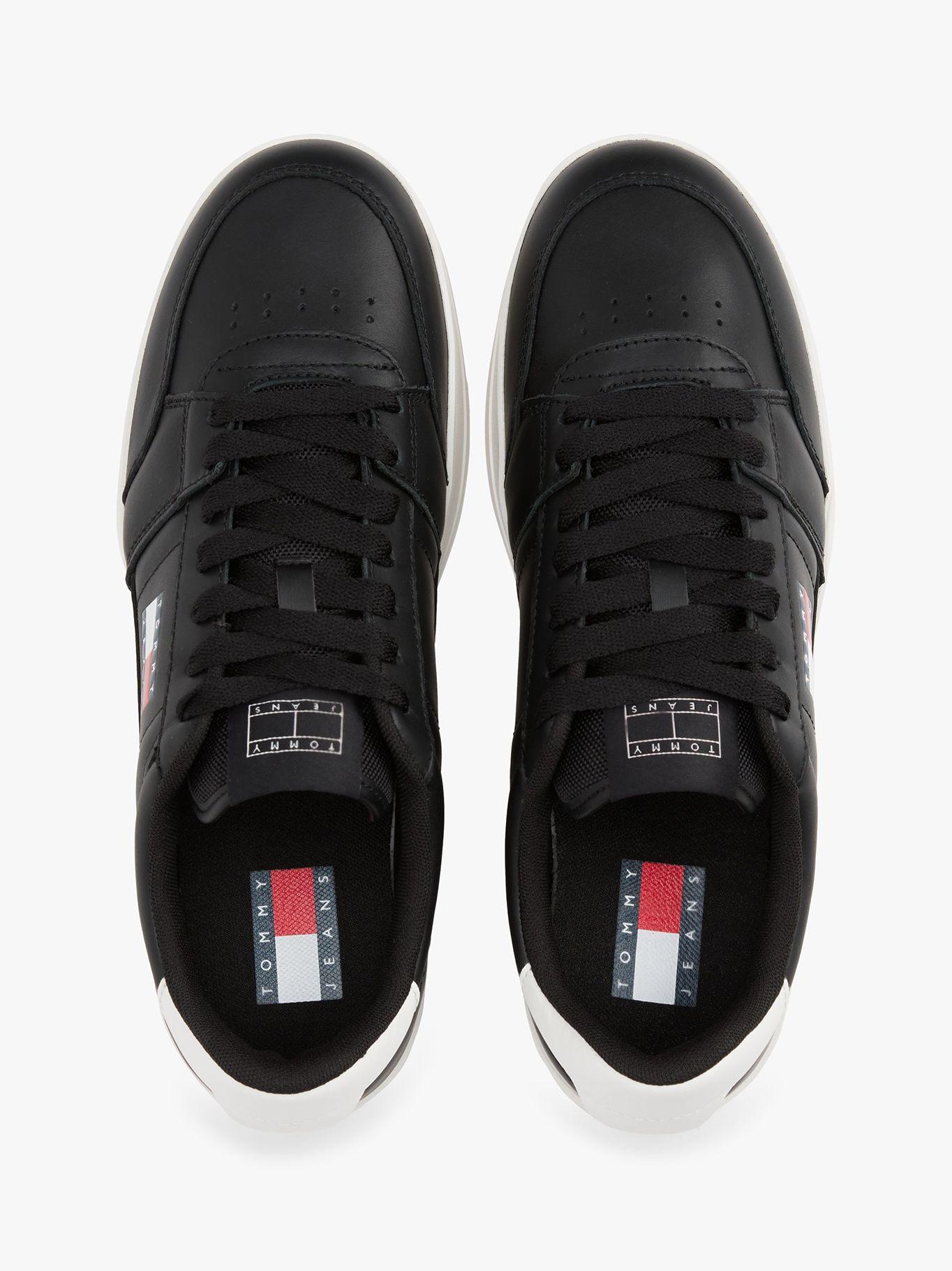 Zapatillas The Greenwich Essential De Cuero Negro Tommy Jeans-2
