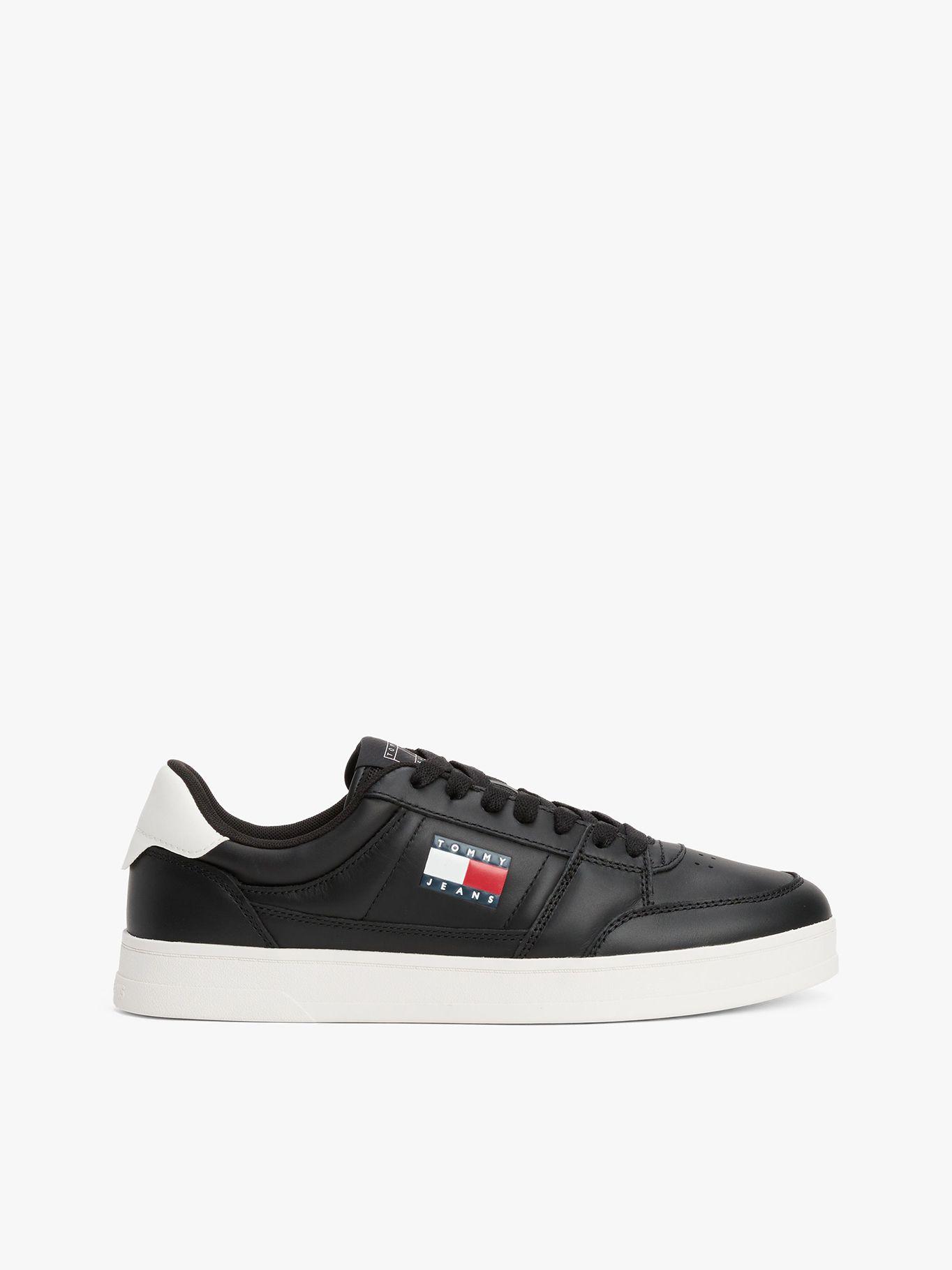 Zapatillas The Greenwich Essential De Cuero Negro Tommy Jeans-4