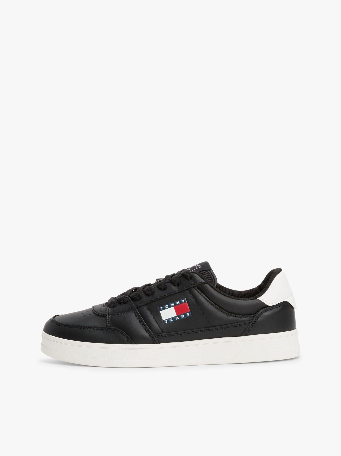 Zapatillas The Greenwich Essential De Cuero Negro Tommy Jeans-5