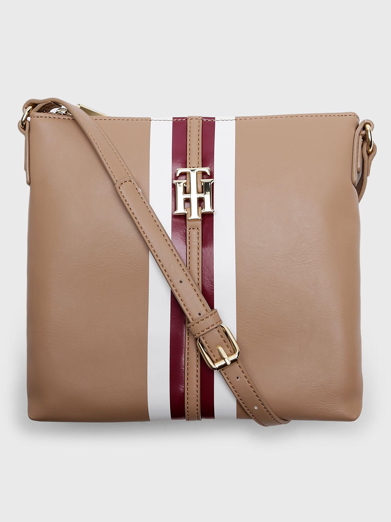 Bandolera Jaden Small Café Tommy Hilfiger-0