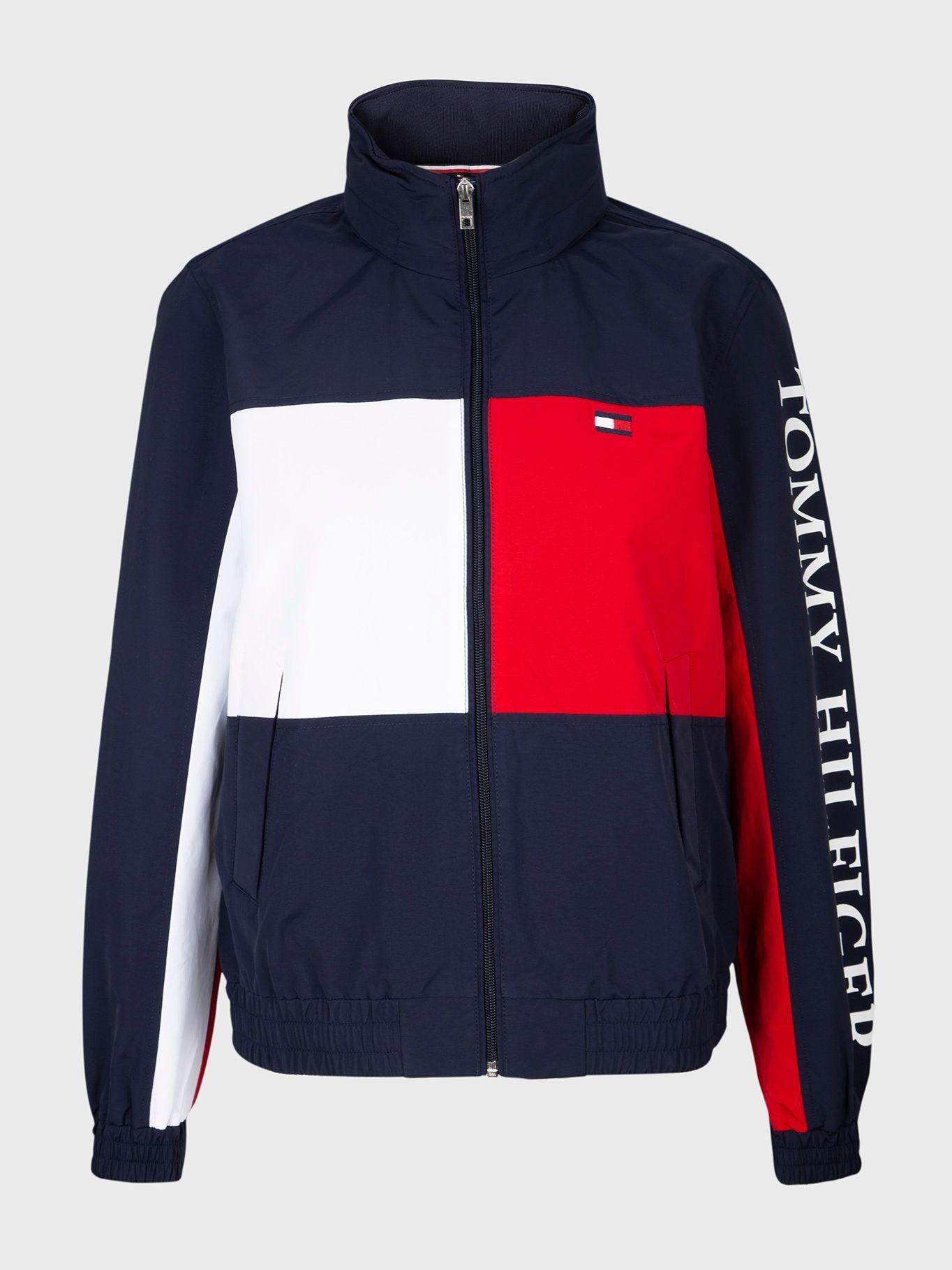 Cortaviento Tiffany Flag Logo Azul Tommy Hilfiger-0