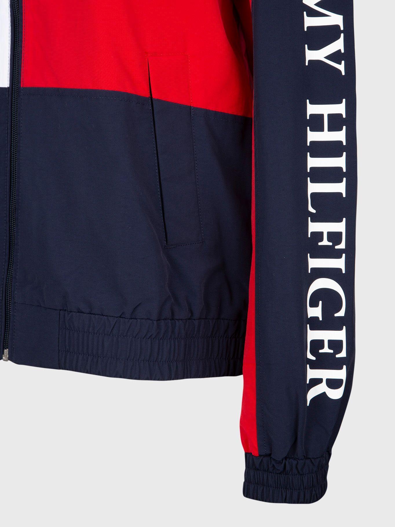 Cortaviento Tiffany Flag Logo Azul Tommy Hilfiger-3
