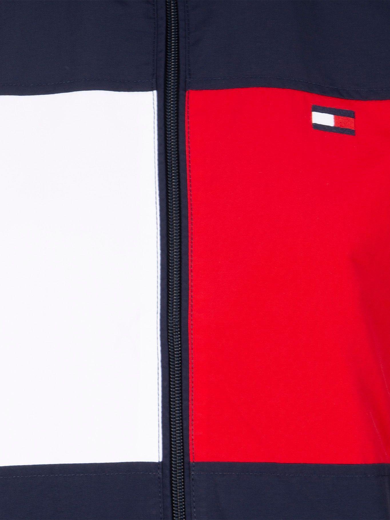 Cortaviento Tiffany Flag Logo Azul Tommy Hilfiger-2