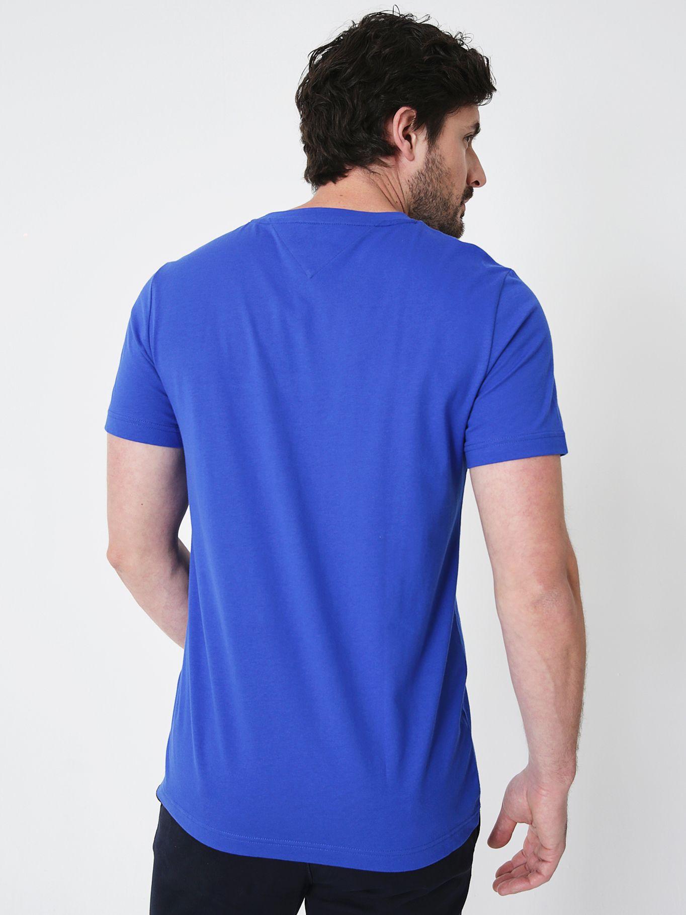 Polera Im Logo Slim Fit Azul Tommy Hilfiger-1
