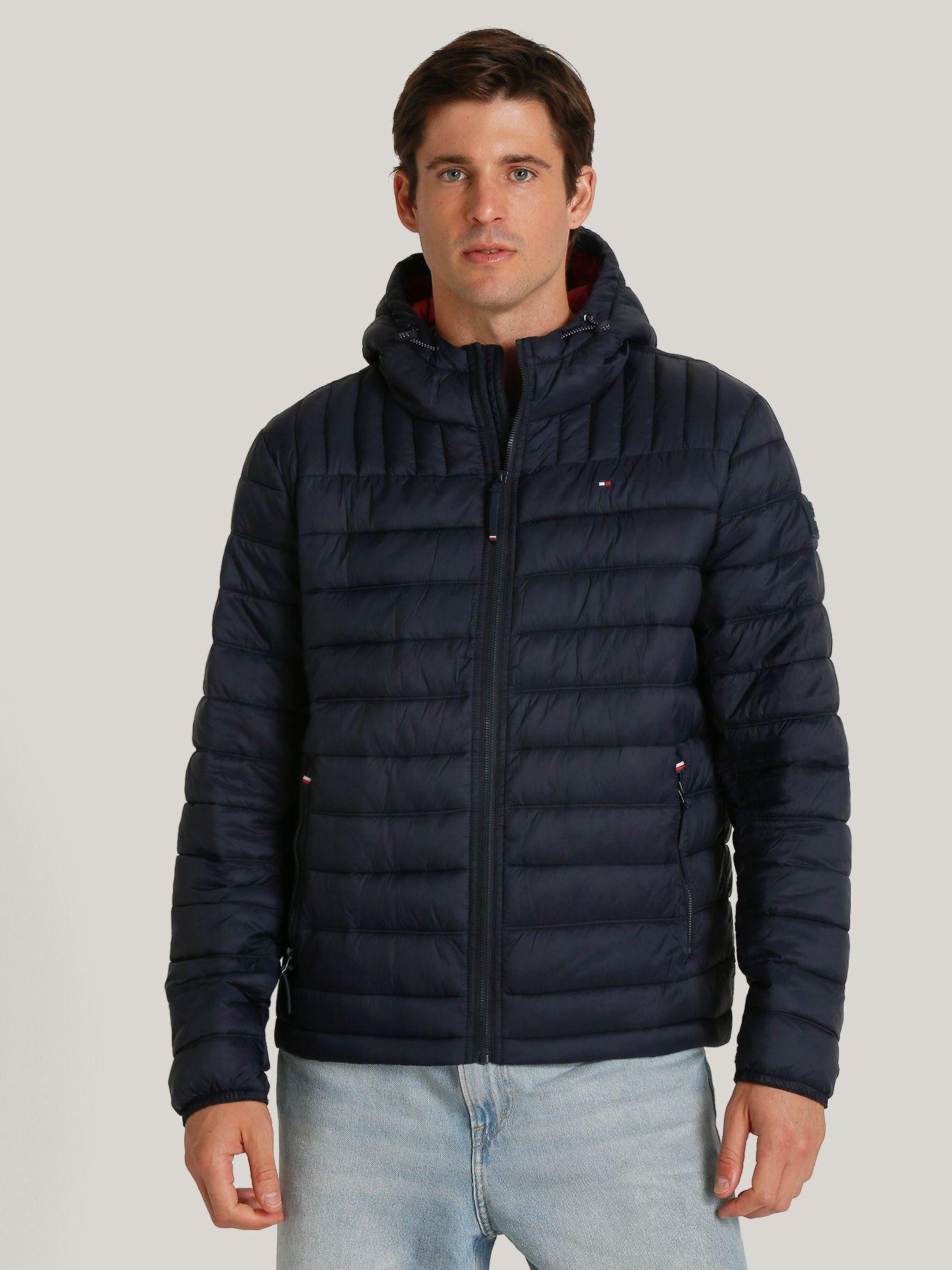 Parka Weight Quilted Colorblock Azul Tommy Hilfiger-0