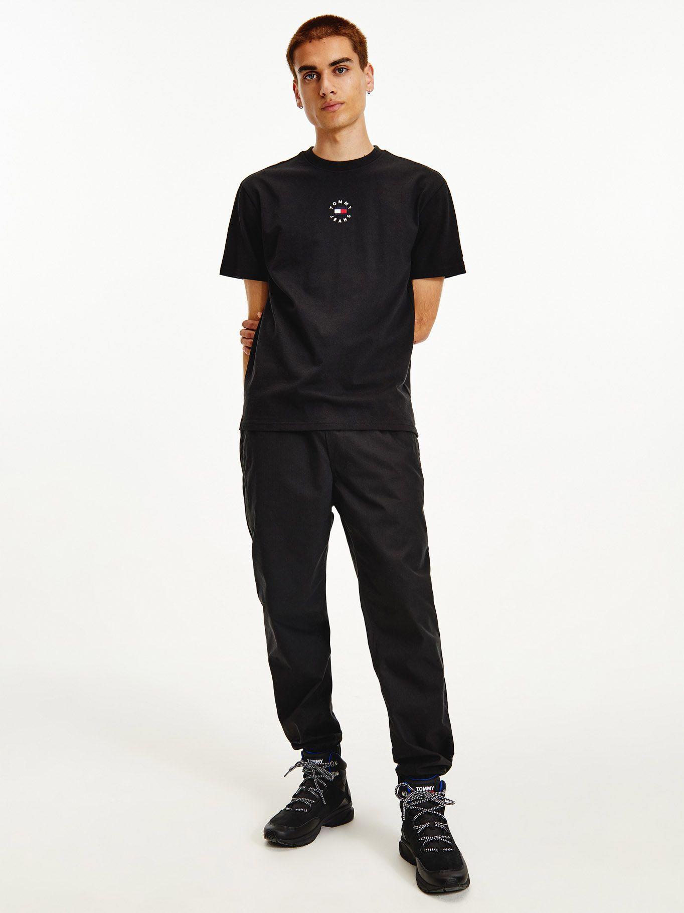 Polera Con Logo Circular Negro Tommy Jeans F2-0