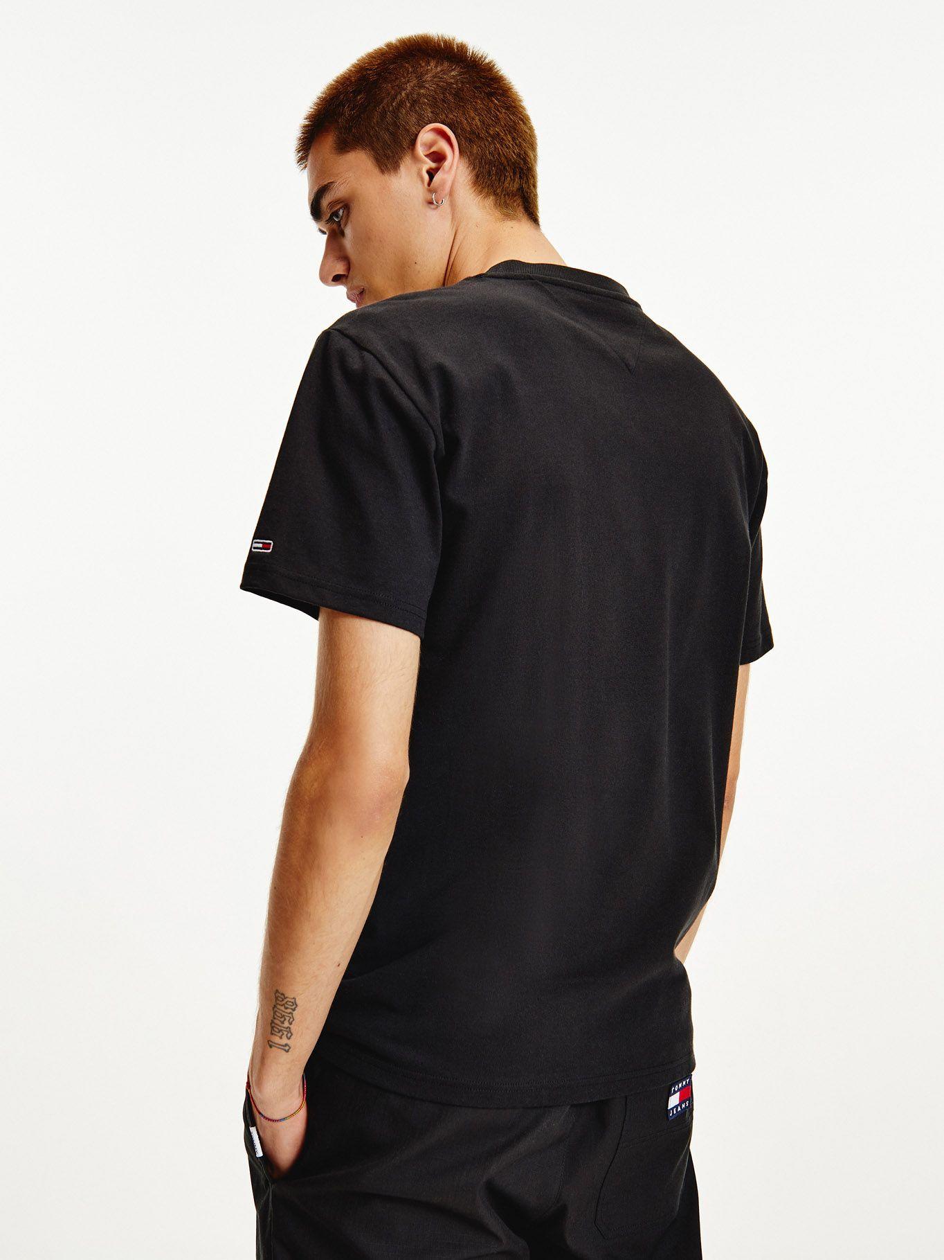 Polera Con Logo Circular Negro Tommy Jeans F2-1
