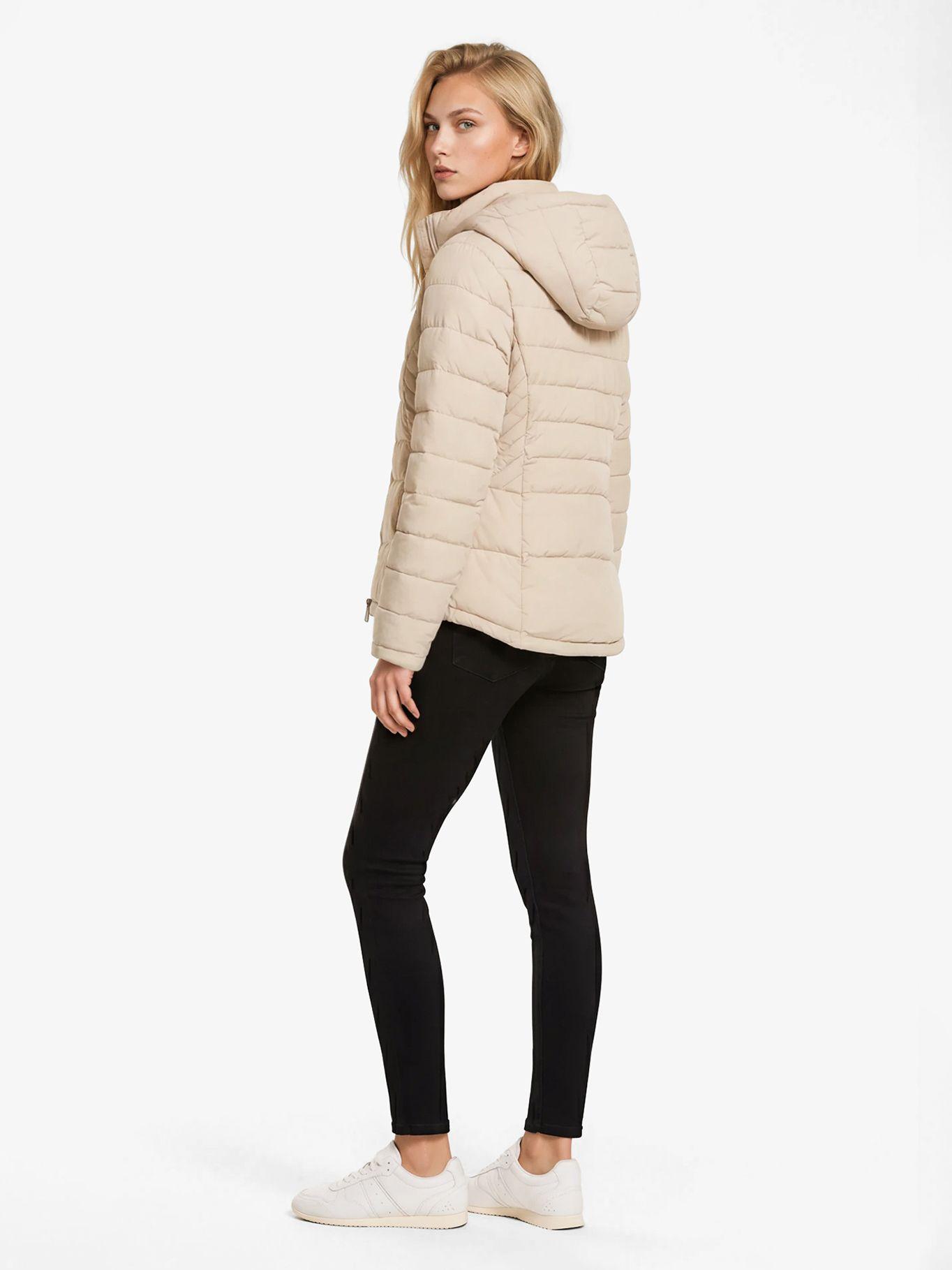 Parka Acolchada Solid Beige Tommy Hilfiger-2