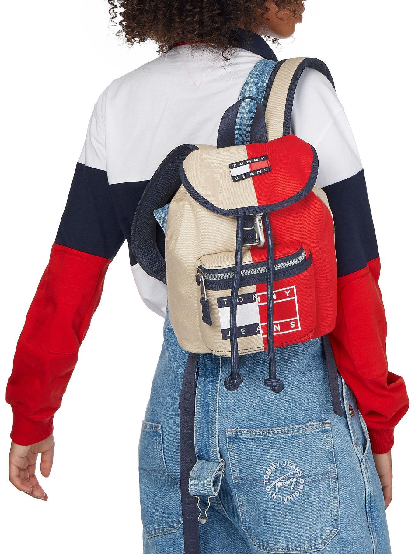 Mochila Heritage Color Block Beige Tommy Hilfiger-4