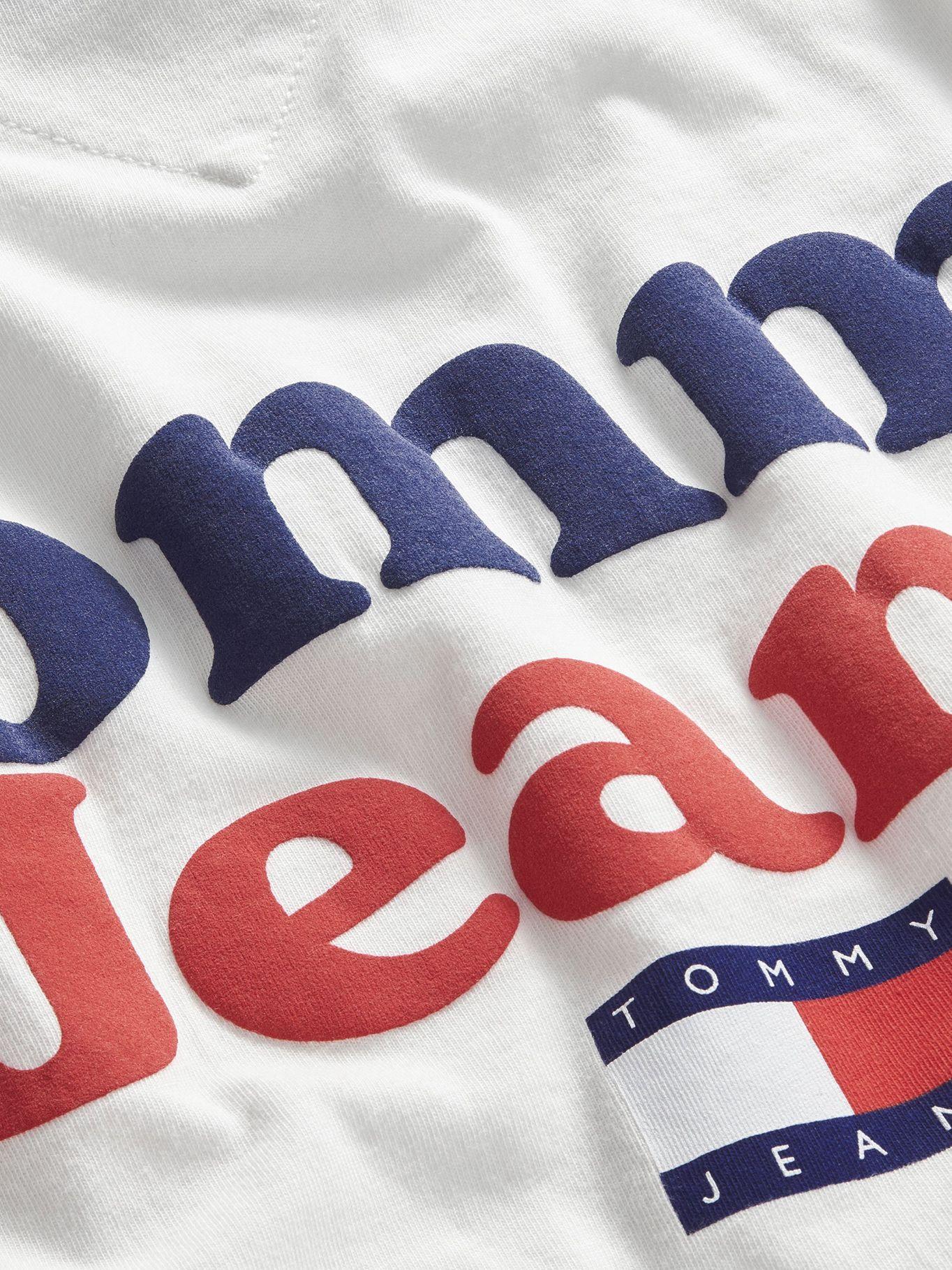 Polera Back Graphic Logo Blanco Tommy Jeans-2