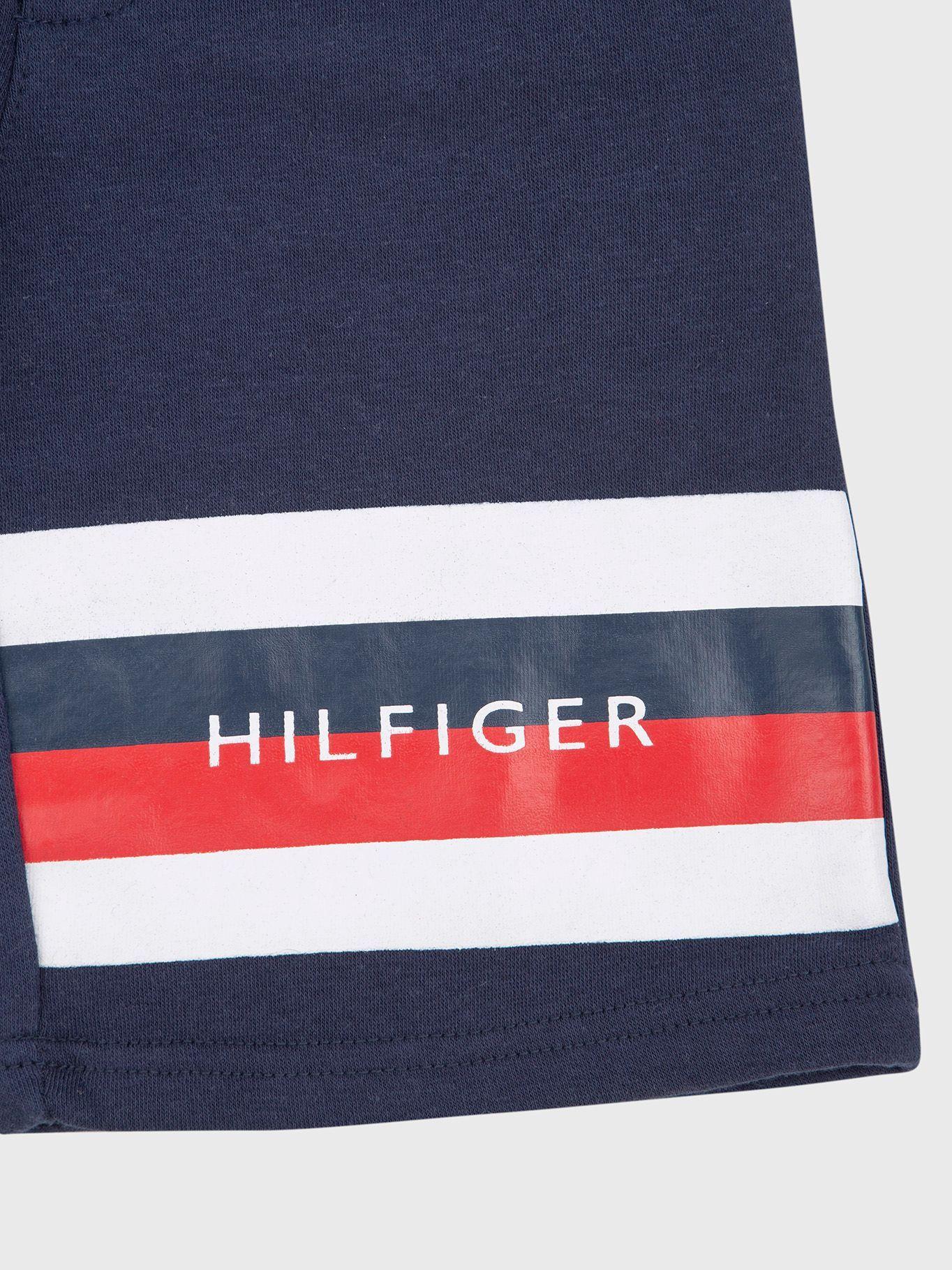 Short Stripe Graphic Logo Azul Tommy Hilfiger-3