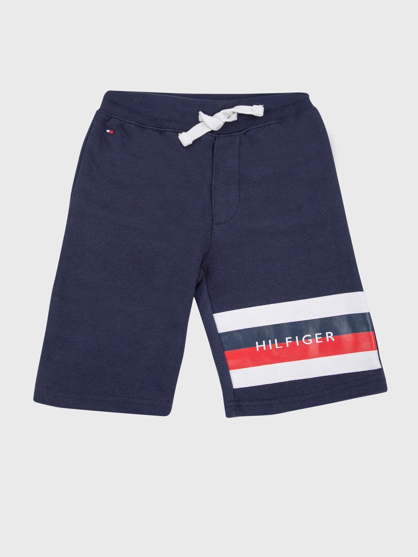 Short Stripe Graphic Logo Azul Tommy Hilfiger-0