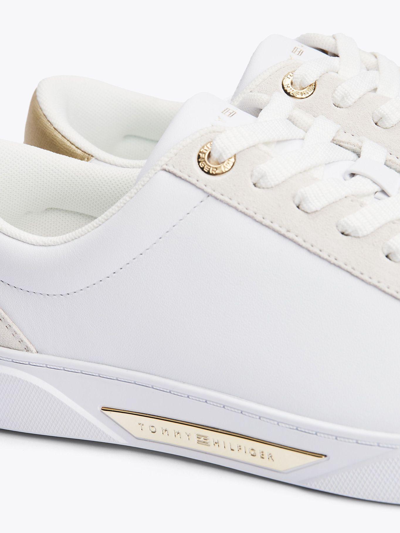 Zapatillas Chic Court De Cuero Blanco Tommy Hilfiger-6