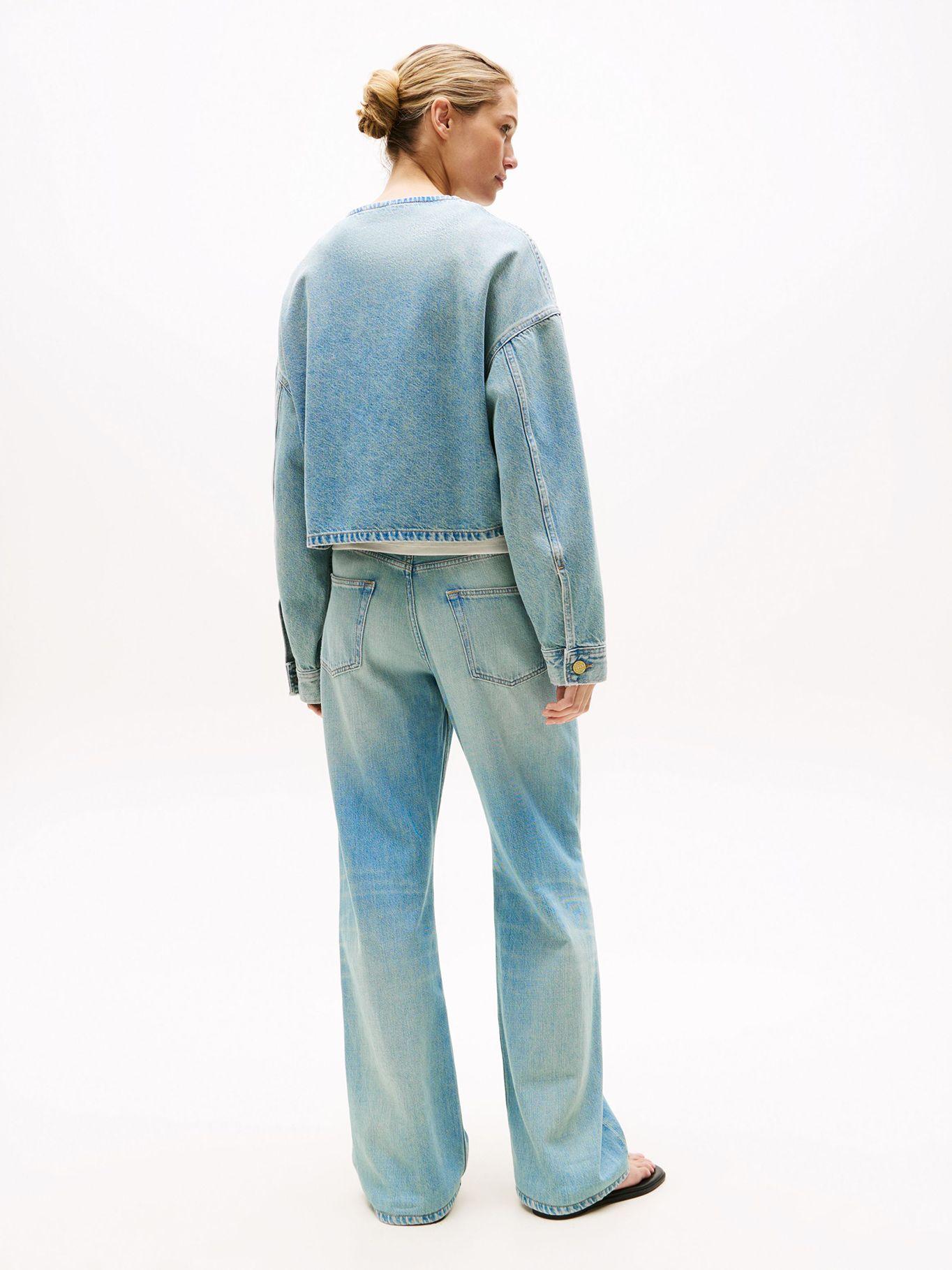 Chaqueta Denim Oversize Celeste Tommy Hilfiger-2