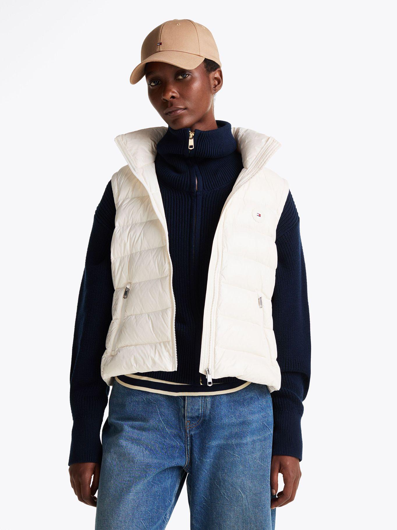 Parka Vest Repelente Al Agua Blanco Tommy Hilfiger-0