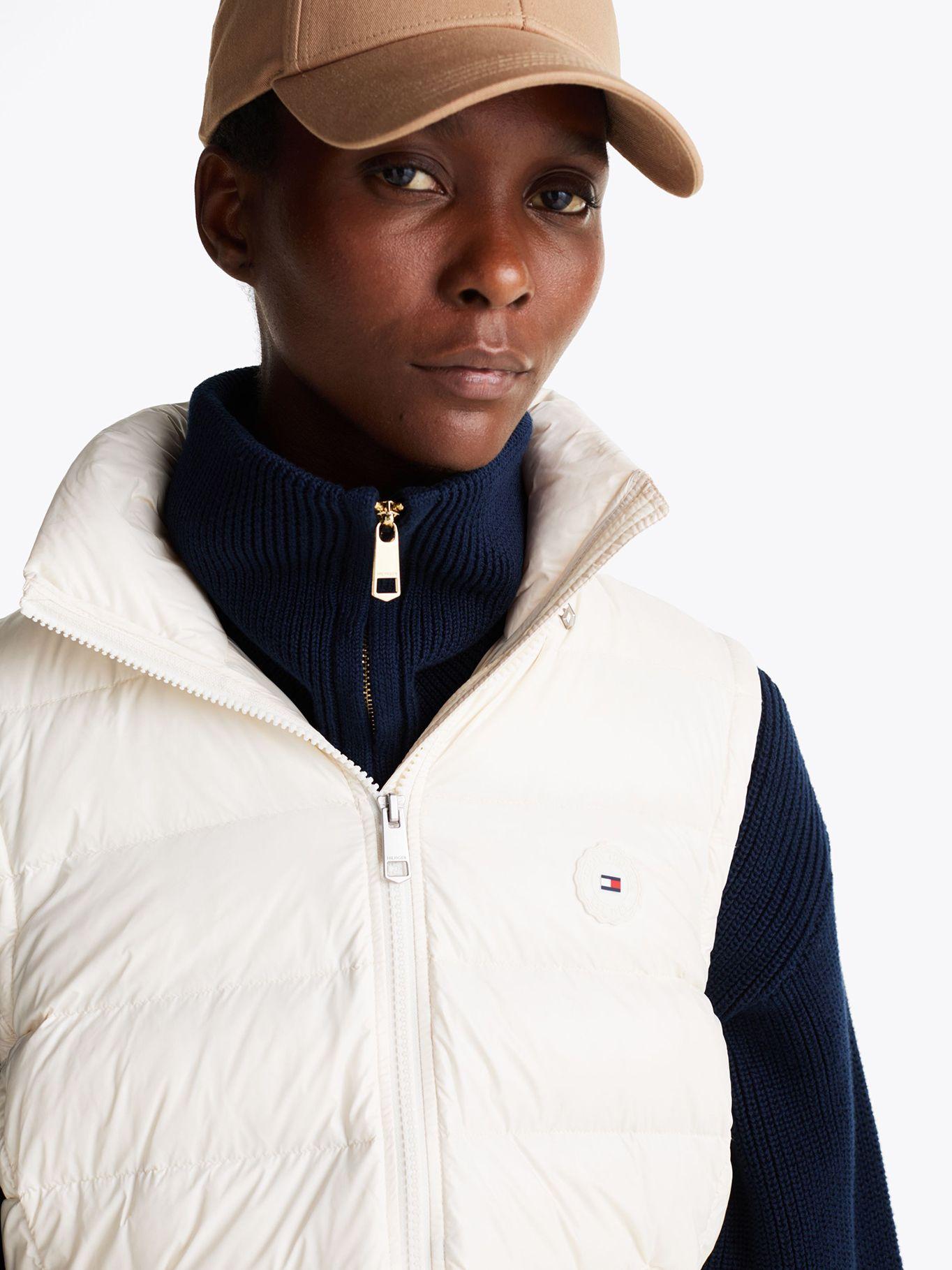 Parka Vest Repelente Al Agua Blanco Tommy Hilfiger-3