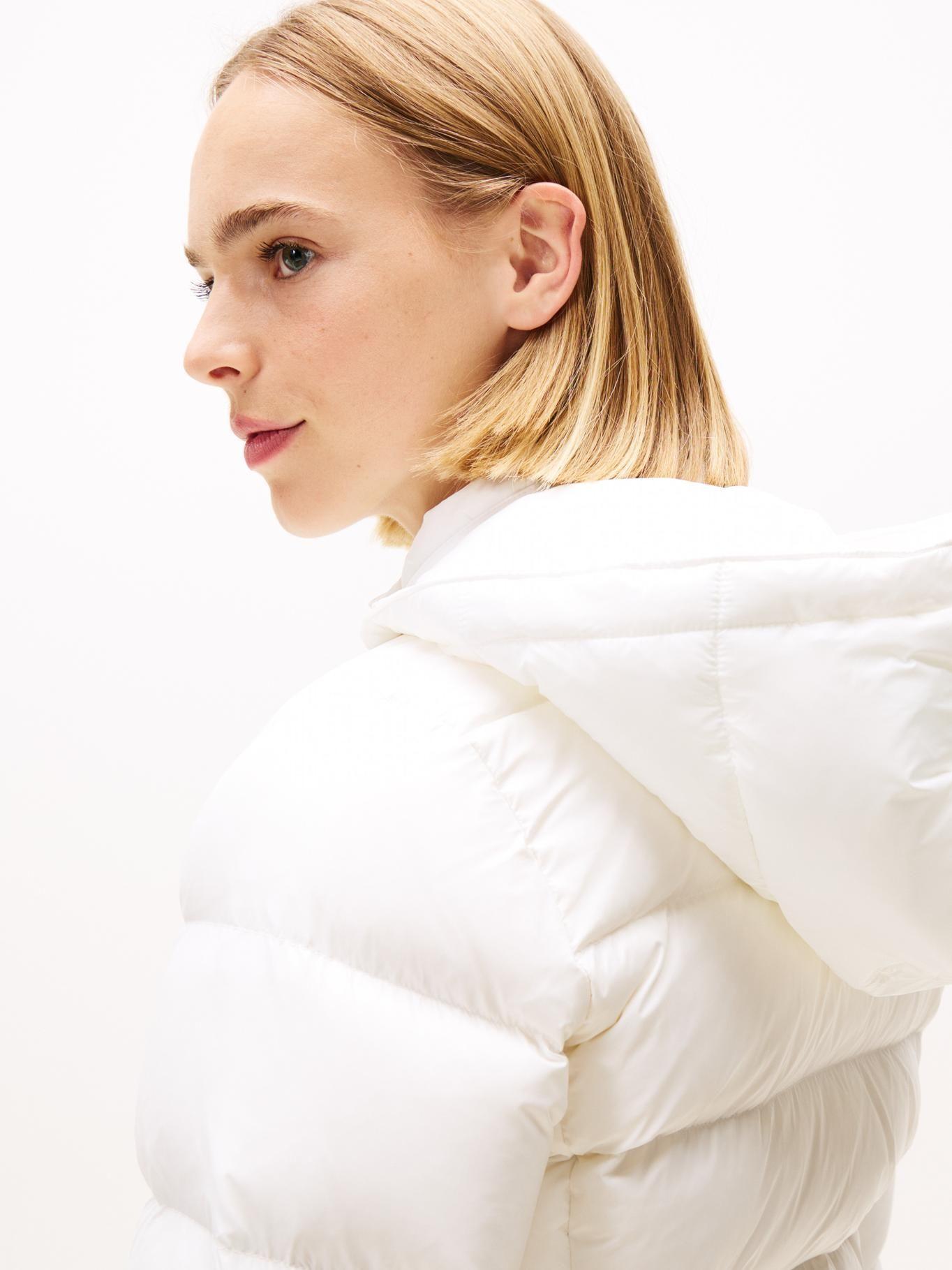 Parka Hooded Basic Acolchada Blanco Tommy Jeans-4