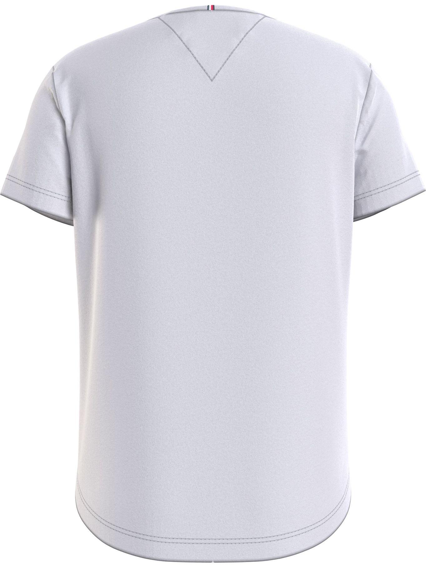 Polera Metallic Logo Blanco Tommy Hilfiger MY2-1