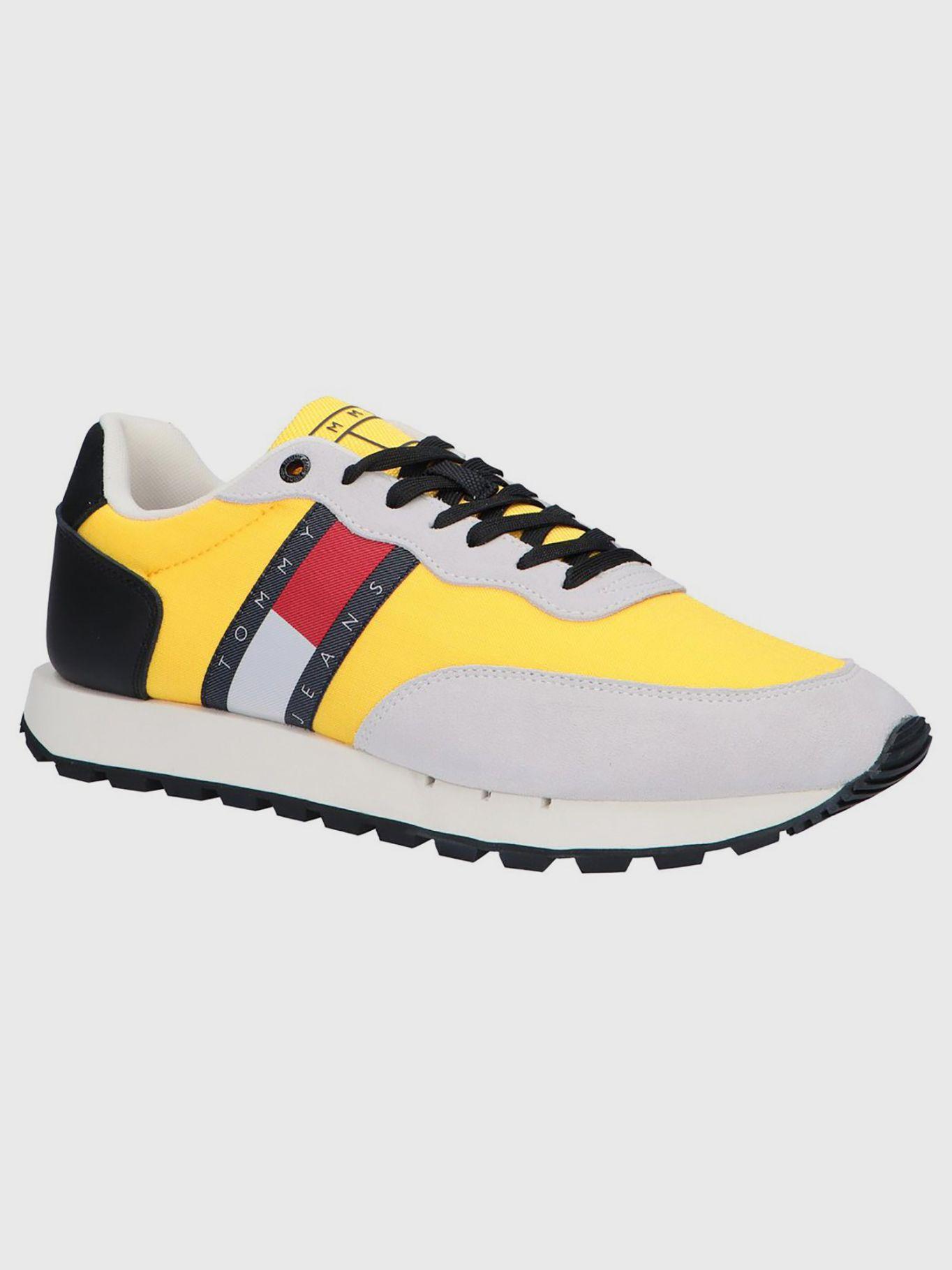 Zapatillas Runner De Cuero
 Amarillo Tommy Hilfiger-0