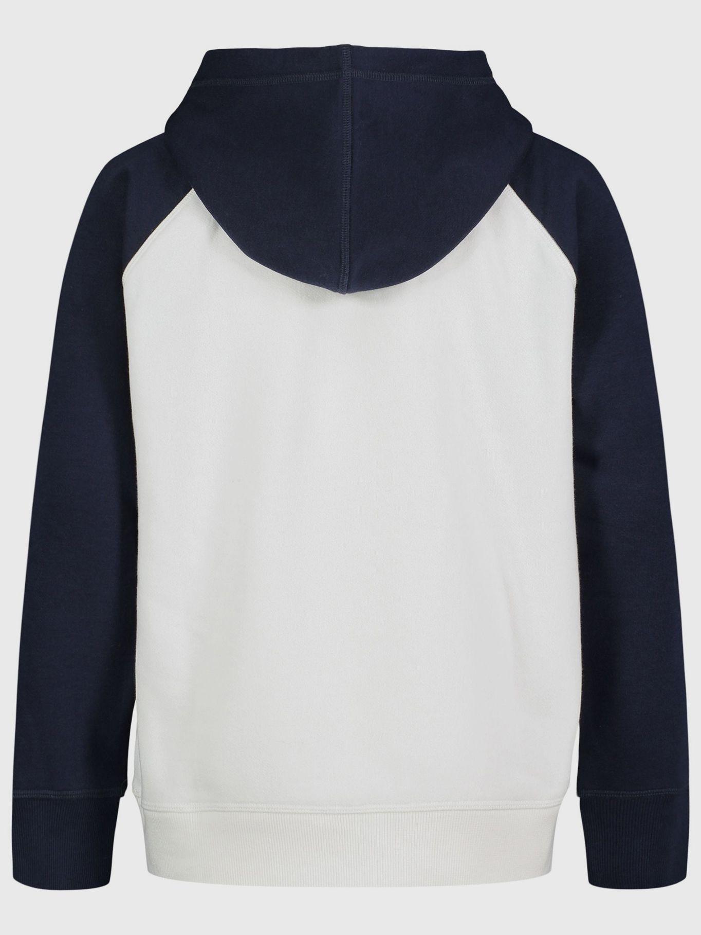 Polerón Hoodie Con Logo Circular Blanco Tommy Hilfiger-1
