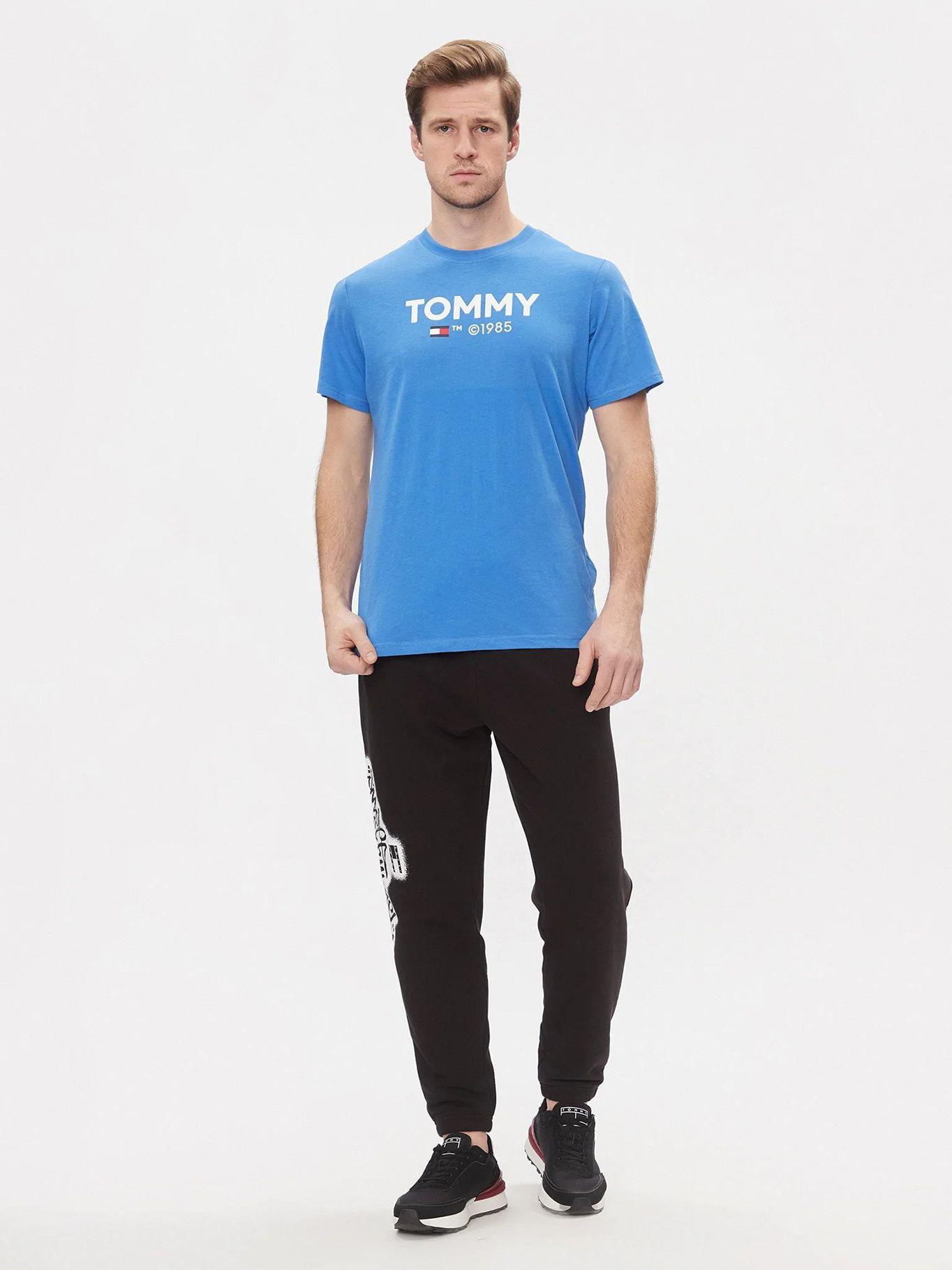 POLERA ESSENTIAL SLIM FIT CELESTE TOMMY JEANS-1