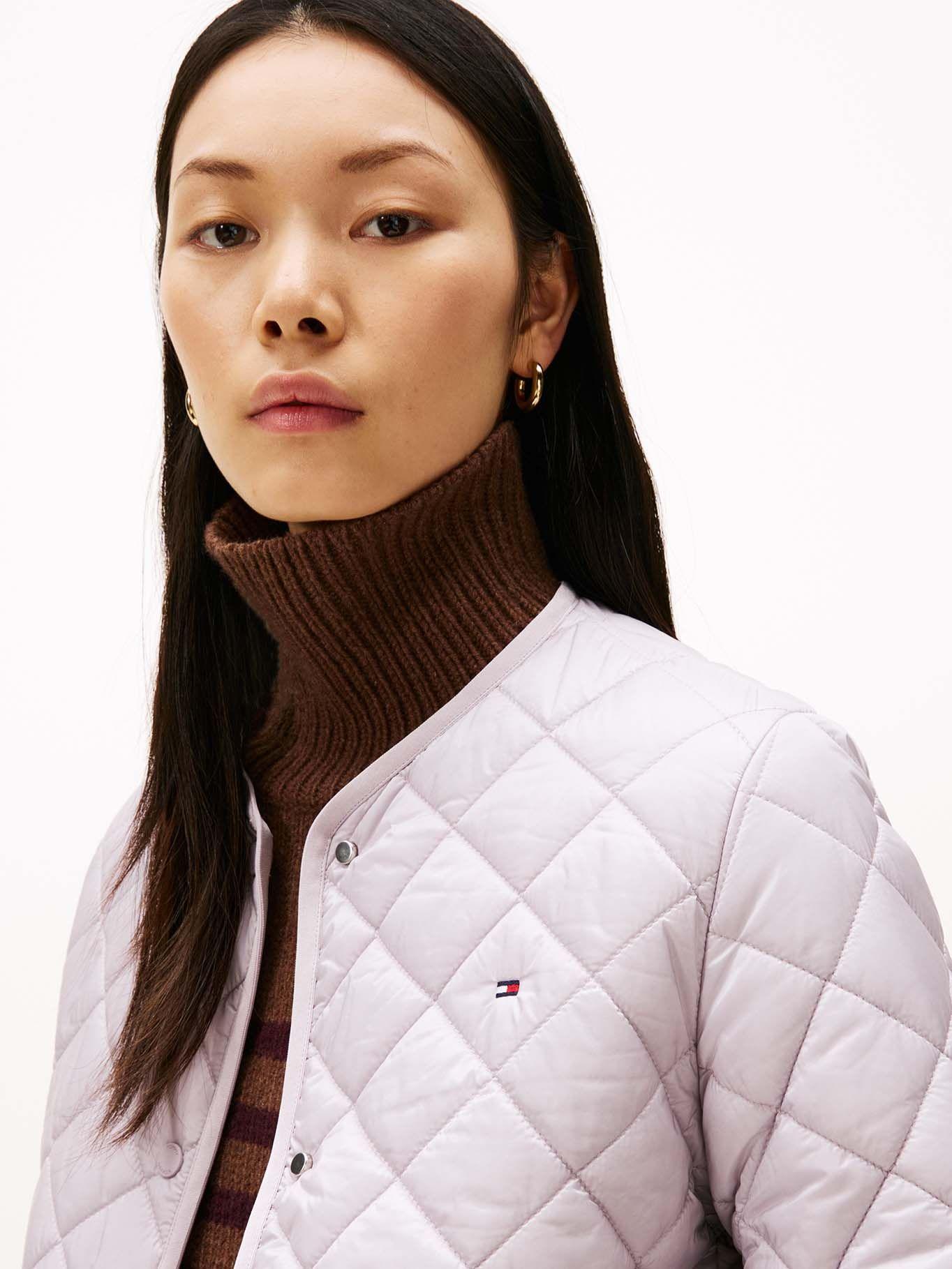 Chaqueta Acolchada Ligera Lila Tommy Hilfiger-3