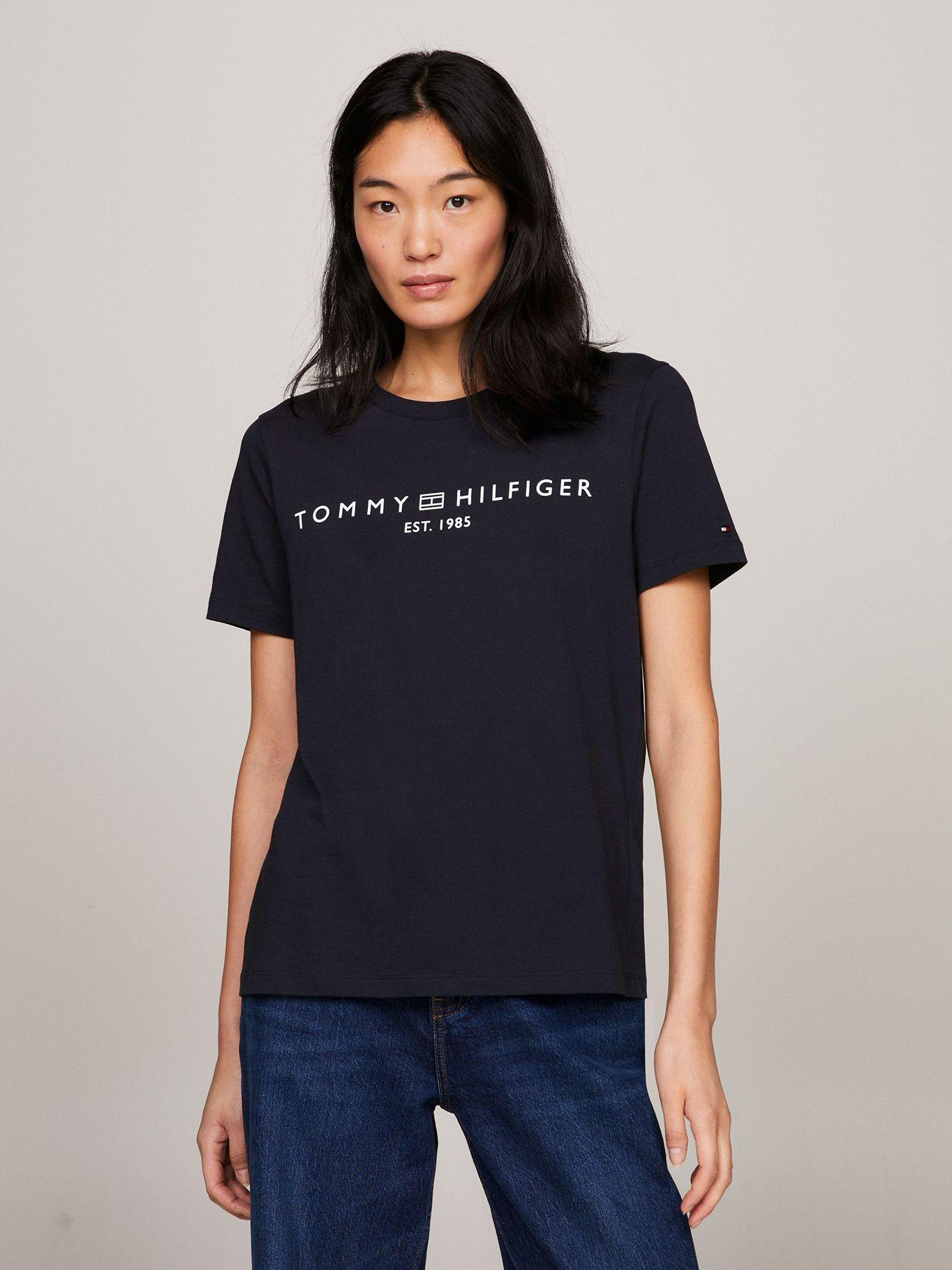 Polera Signature Logo 5WD Azul Tommy Hilfiger-0