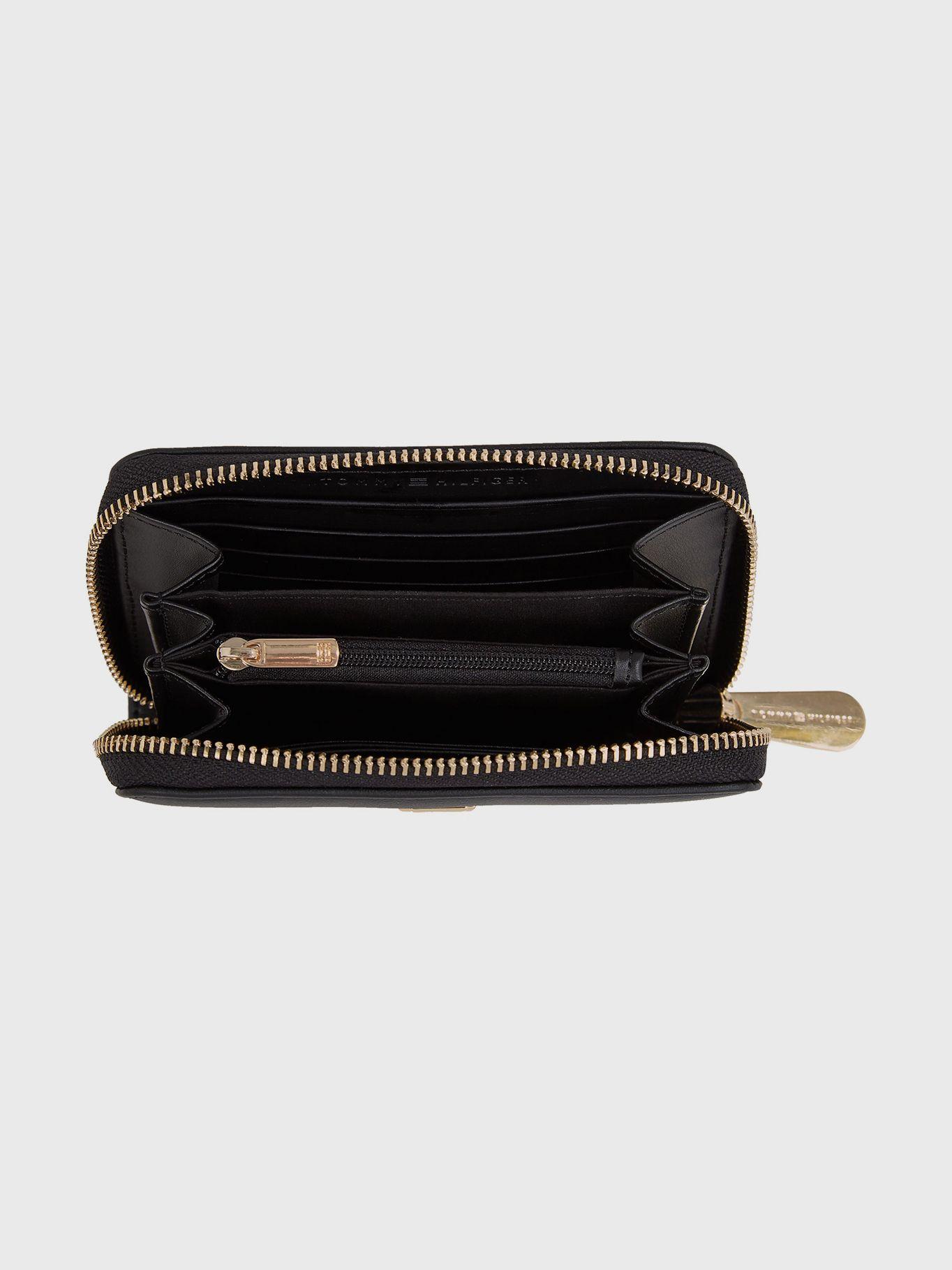 Billetera Pequeña Con Logo Fit Negro Tommy Hilfiger-3