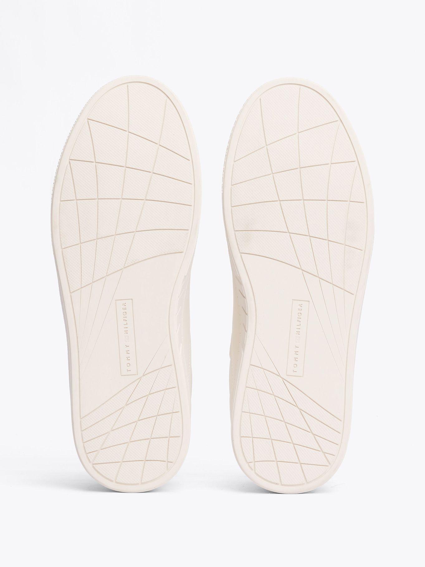 Zapatillas Icon Court Flag De Cuero Blanco Tommy Hilfiger-3