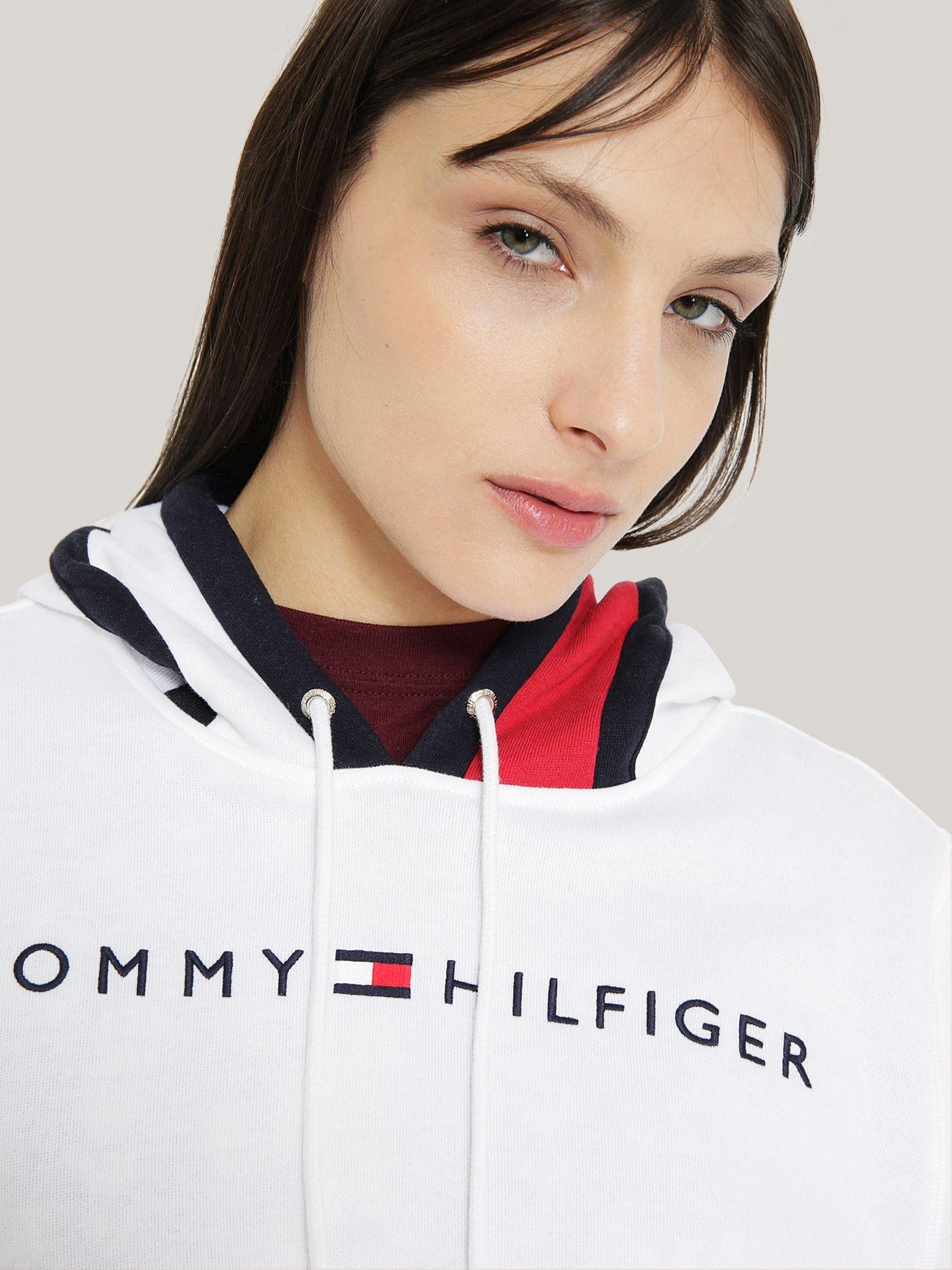 POLERÓN HOODIE COLORBLOCK FLAG BLANCO TOMMY HILFIGER-3